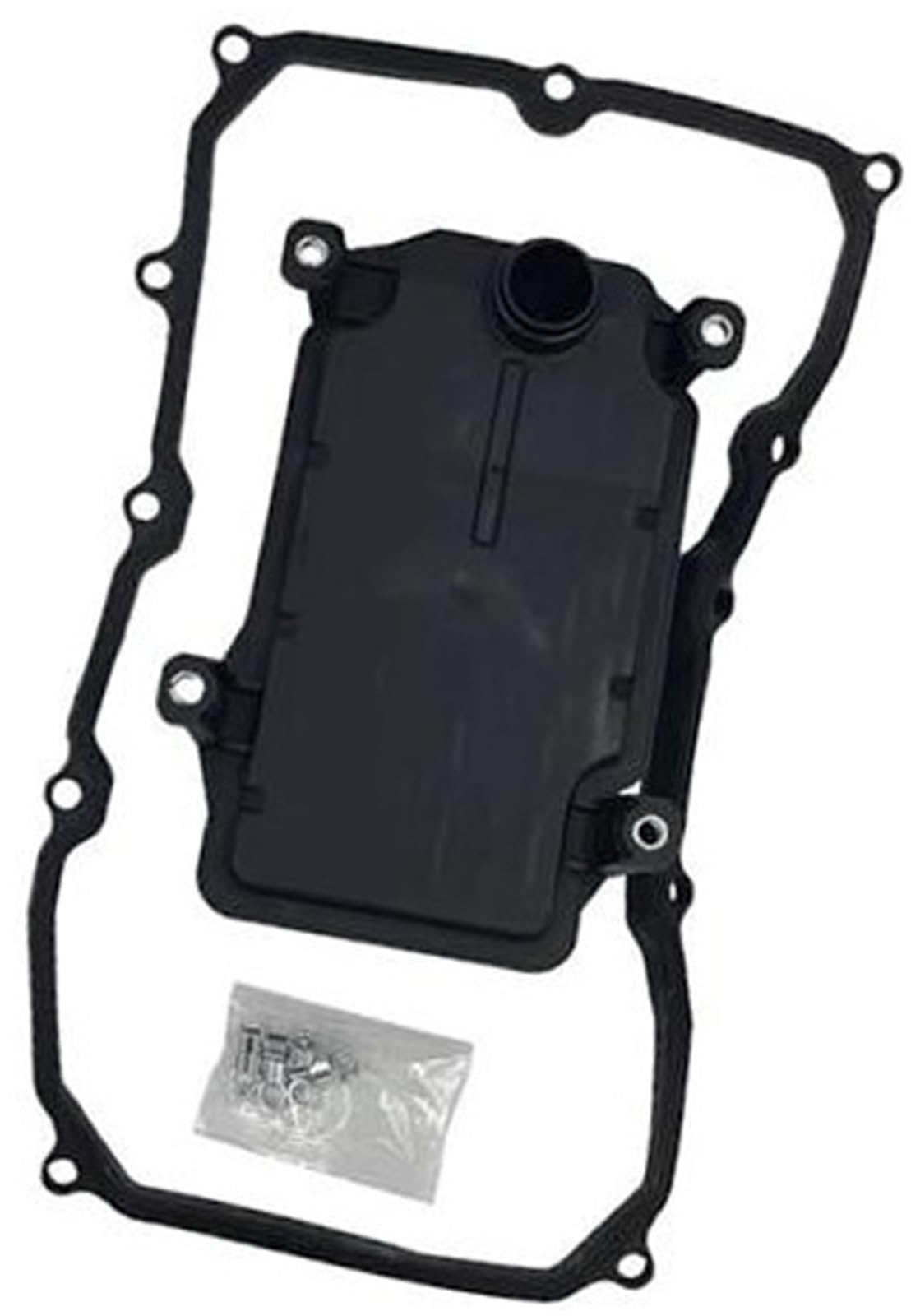 Dichtungssatz für Automatikgetriebewanne, XEBRAD Getriebefilter-Ölwannen-Dichtungssatz 0C8321371 0C8325435 95832137100 95832543500 Getriebefilter-Ölwannen-Dichtungssatz(BLACK 95832137100) von XEBRAD