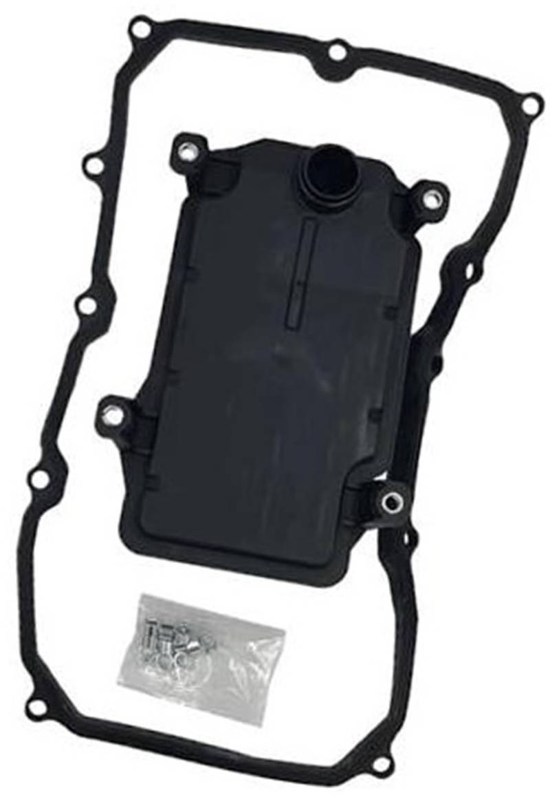Dichtungssatz für Automatikgetriebewanne, XEBRAD Getriebefilter-Ölwannen-Dichtungssatz 0C8321371 0C8325435 95832137100 95832543500 Getriebefilter-Ölwannen-Dichtungssatz(BLACK 95832137100) von XEBRAD