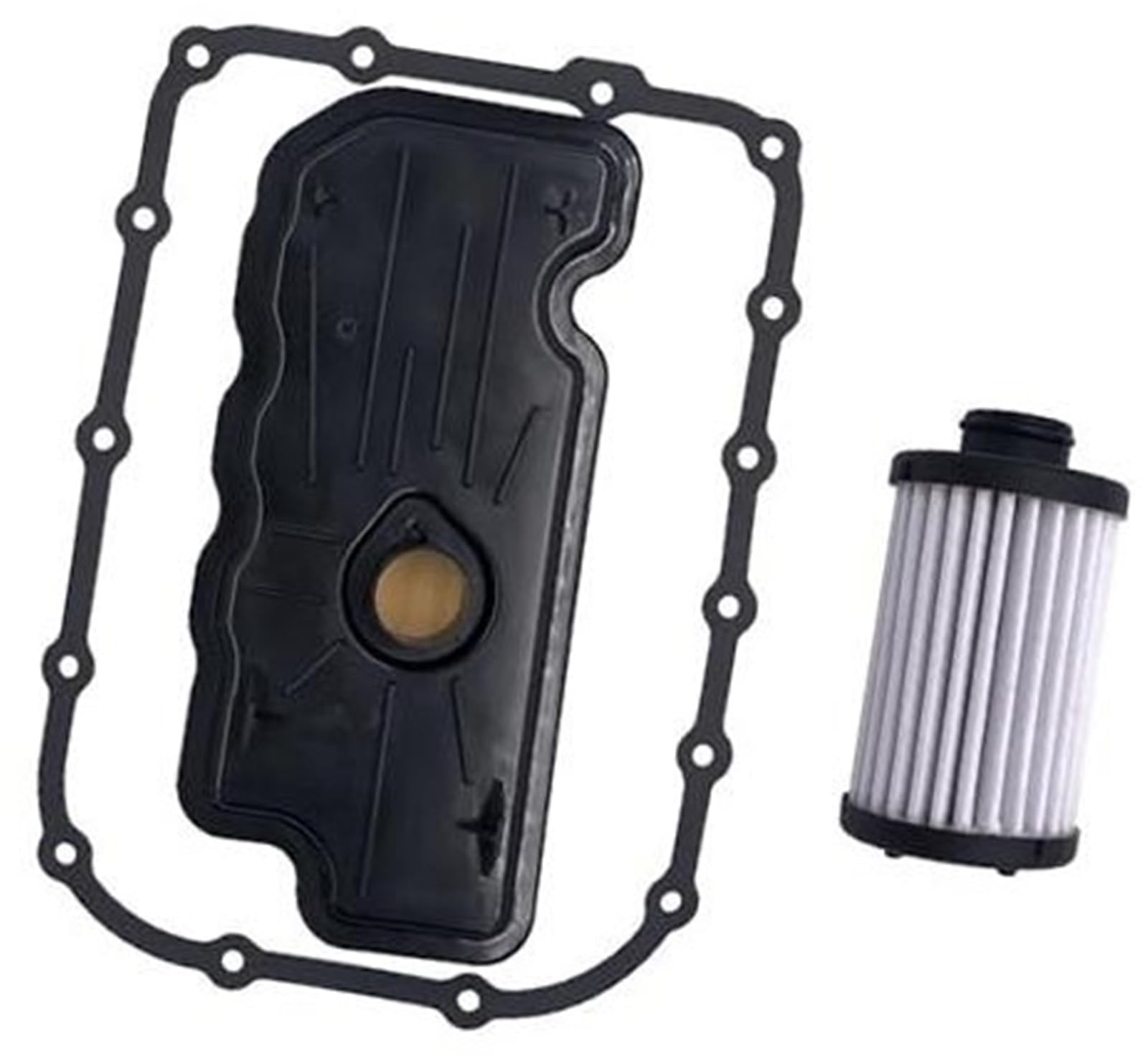 Dichtungssatz für Automatikgetriebewanne, XEBRAD Getriebefilter-Ölwannen-Dichtungssatz 10406912 10406973 Getriebefilter-Ölwannen-Dichtungssatz(BLACK 10406912) von XEBRAD