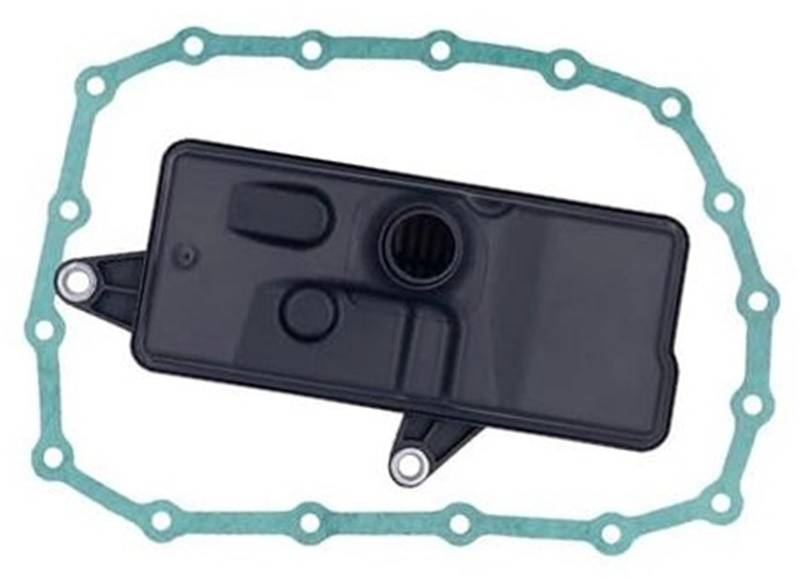 Dichtungssatz für Automatikgetriebewanne, XEBRAD Getriebefilter-Ölwannen-Dichtungssatz 25420-5T0-003 21814-5T0-000 G6HA(BLACK 25420-5T0-003) von XEBRAD