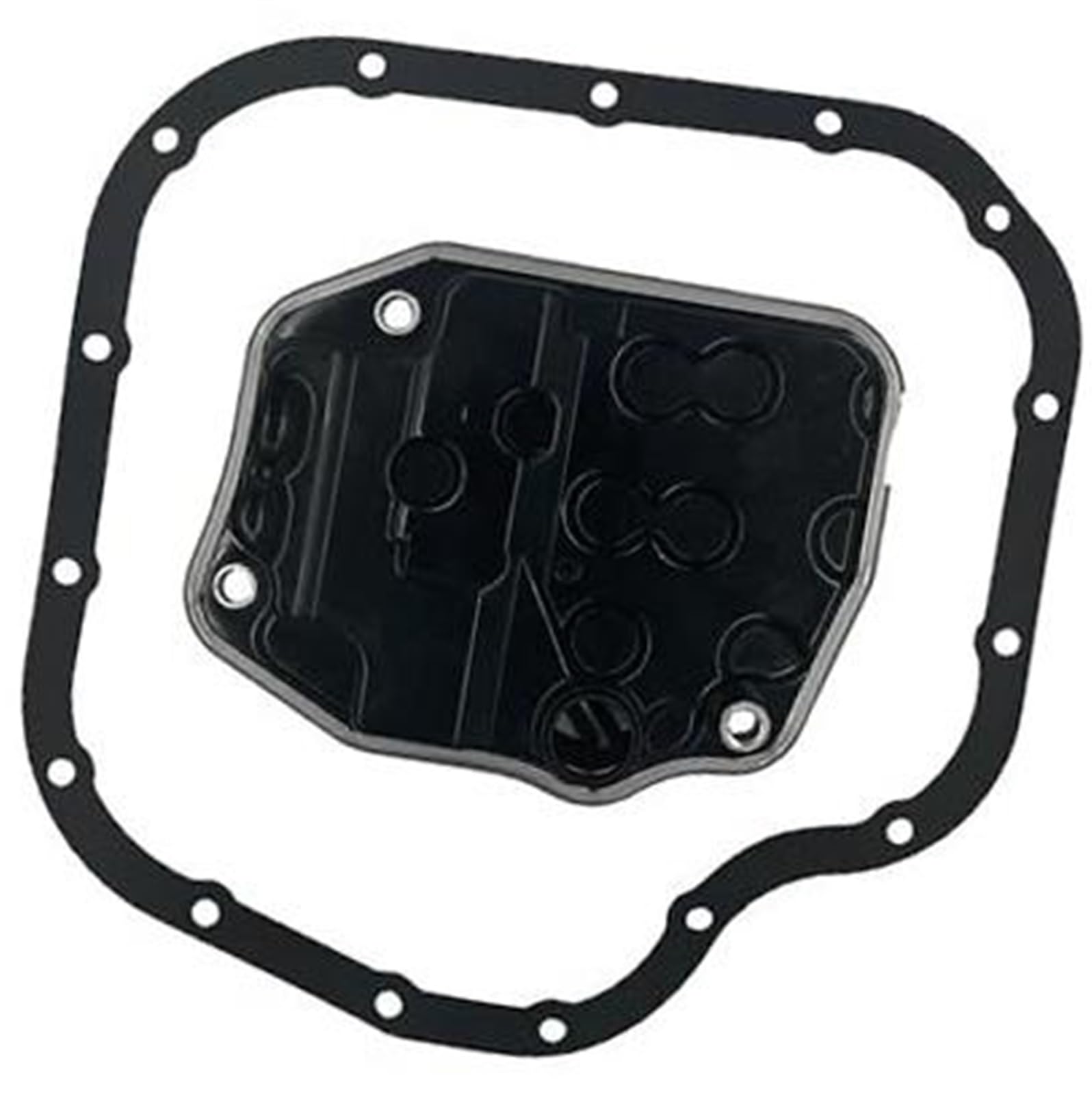 Dichtungssatz für Automatikgetriebewanne, XEBRAD Getriebefilter-Ölwannen-Dichtungssatz 30400-52010 35168-52020 35168-52040 35330-0W020 35330-0W021 35330-20020 30140-52140(BLACK 30140-52140) von XEBRAD