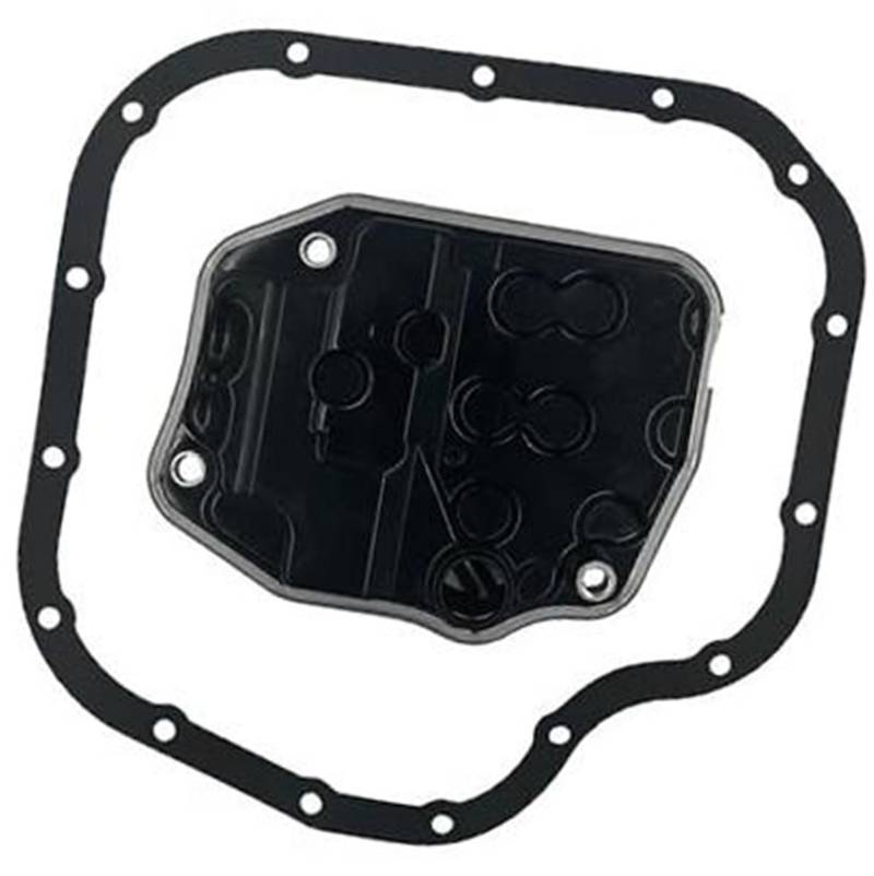 Dichtungssatz für Automatikgetriebewanne, XEBRAD Getriebefilter-Ölwannen-Dichtungssatz 30400-52010 35168-52020 35168-52040 35330-0W020 35330-0W021 35330-20020 30140-52140(BLACK 30140-52140) von XEBRAD