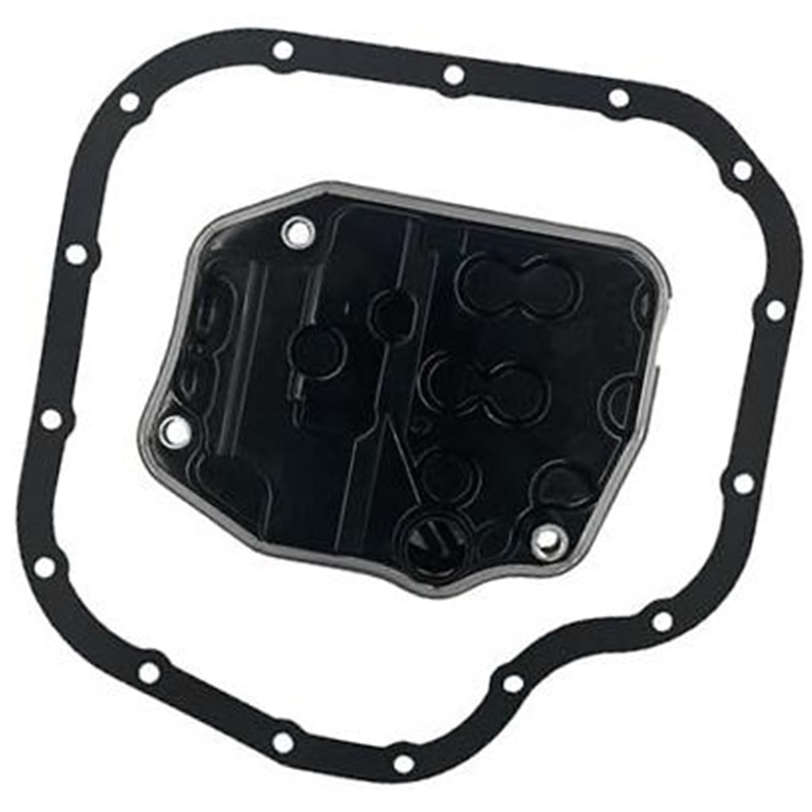 Dichtungssatz für Automatikgetriebewanne, XEBRAD Getriebefilter-Ölwannen-Dichtungssatz 30400-52010 35168-52020 35168-52040 35330-0W020 35330-0W021 35330-20020 30140-52140(BLACK 35330-0W021) von XEBRAD