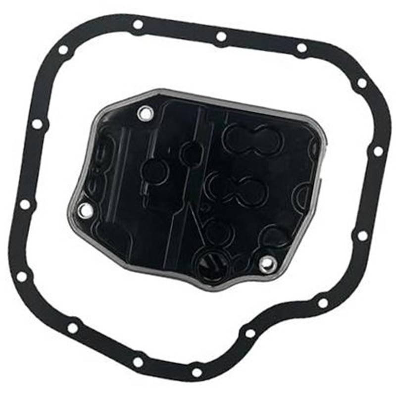 Dichtungssatz für Automatikgetriebewanne, XEBRAD Getriebefilter-Ölwannen-Dichtungssatz 30400-52010 35168-52020 35168-52040 35330-0W020 35330-0W021 35330-20020 30140-52140(BLACK 35330-0W021) von XEBRAD