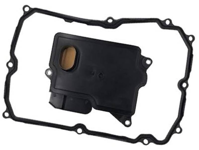 Dichtungssatz für Automatikgetriebewanne, XEBRAD Getriebefilter-Ölwannen-Dichtungssatz 35330-71010 35330-71010S1 35168-71010 35168-71010S1(BLACK 35330-71010S1) von XEBRAD