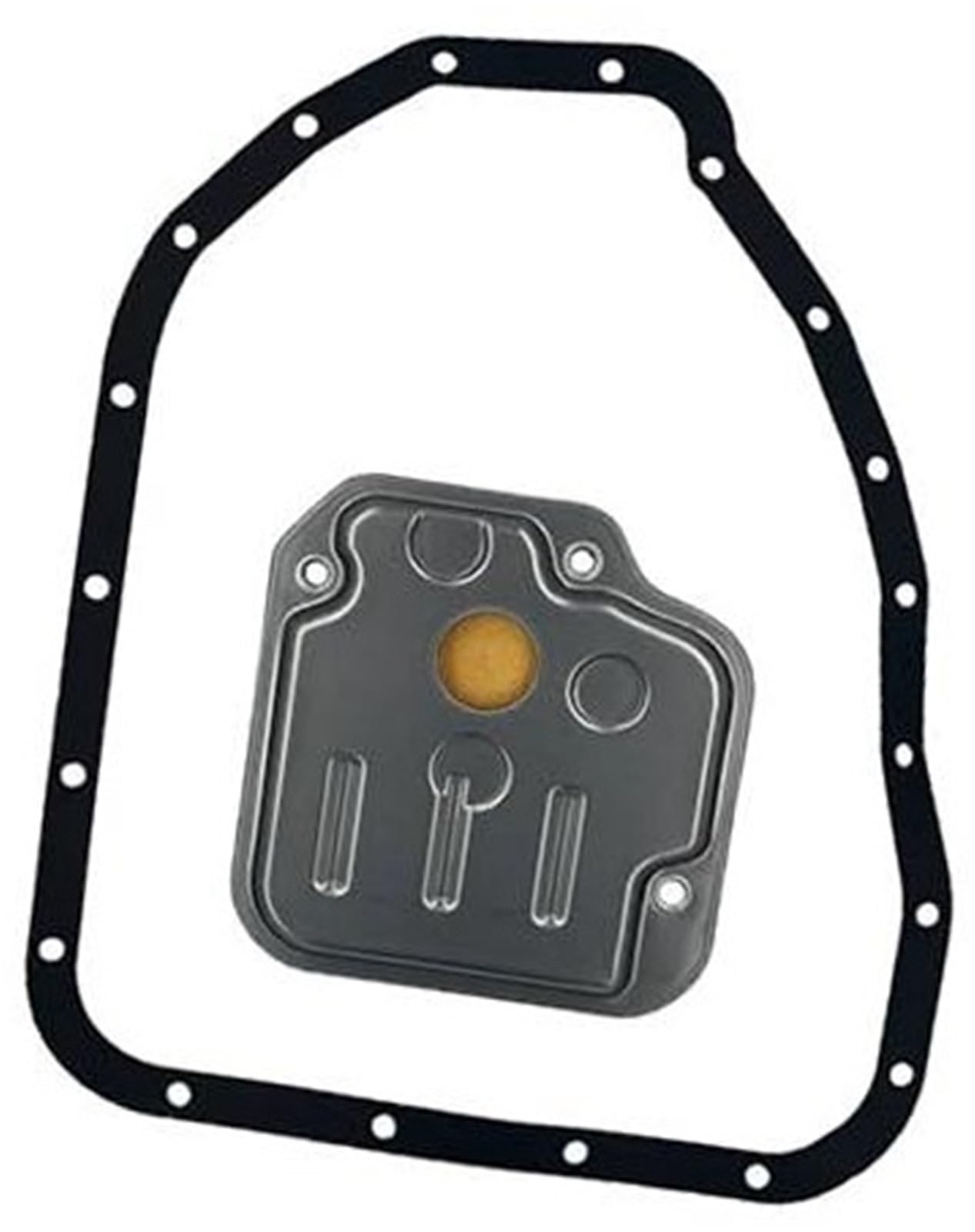 Dichtungssatz für Automatikgetriebewanne, XEBRAD Getriebefilter-Ölwannen-Dichtungssatz 4632123000 4632123001 Getriebefilter-Ölwannen-Dichtungssatz(BLACK 4632123000) von XEBRAD