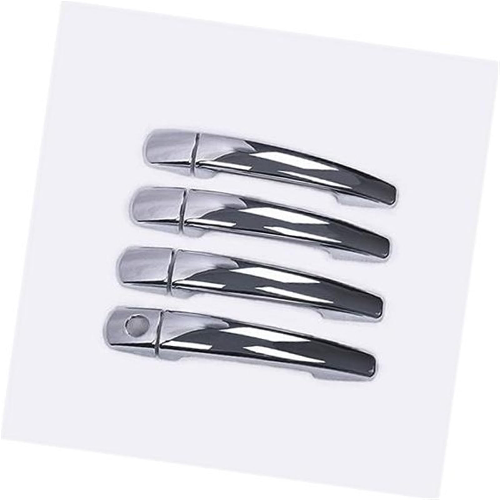 XEBRAD, for Citroen, C4 C4 Picasso C6, for Peugeot, 207 308 407 Kohlefaser Autotürgriffabdeckung Zieraufkleber Styling Autozubehör Autotürgriffabdeckung(Silver) von XEBRAD