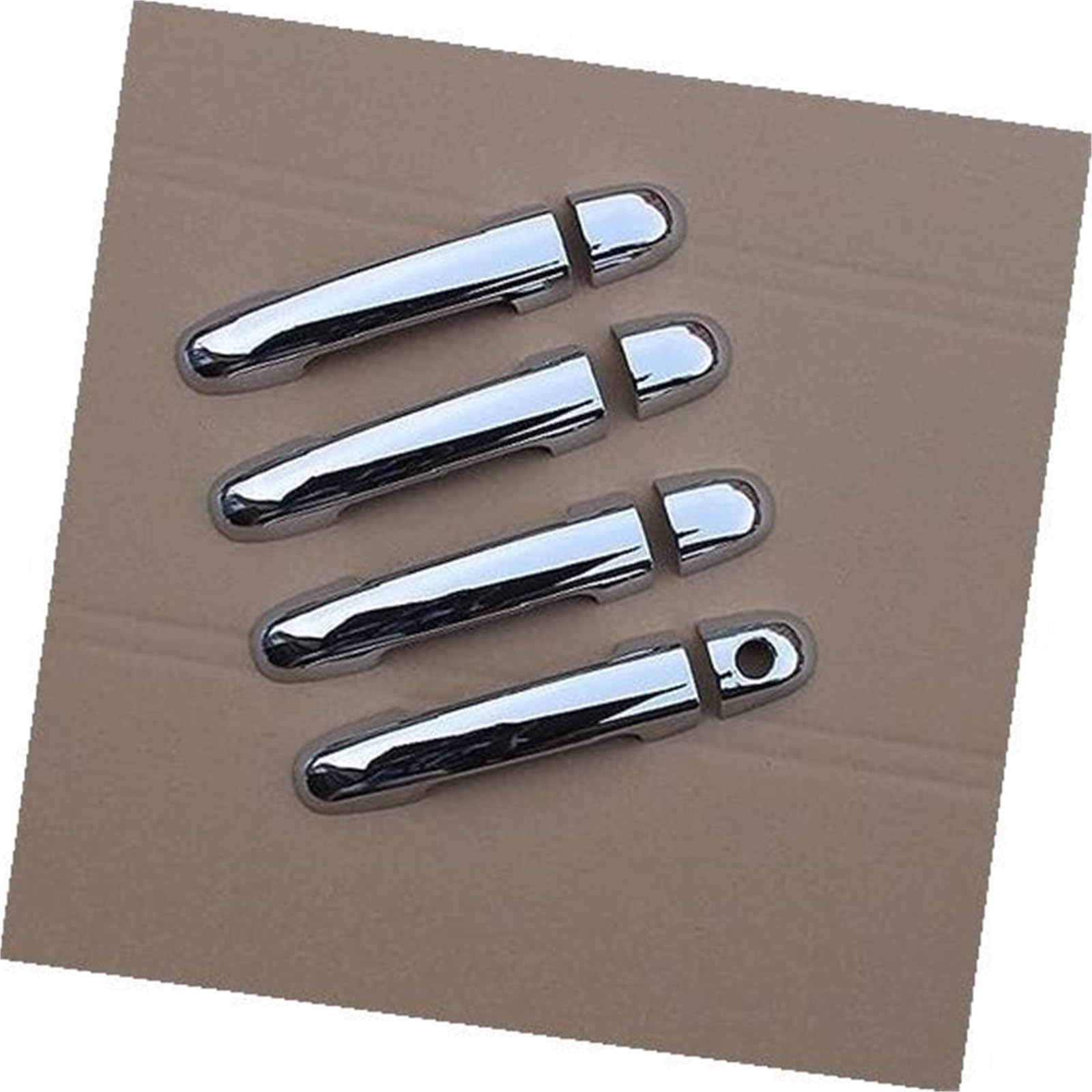 XEBRAD, for Hyundai, I20 2008–2013 2009 2010 2011 2012, neues Chrom-Auto-Seitentürgriff-Abdeckungs-Styling Autotürgriffabdeckung(Black 1 Keyhole) von XEBRAD