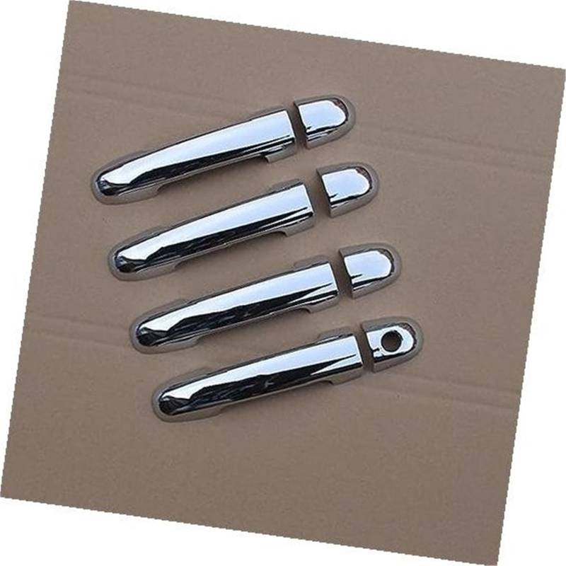 XEBRAD, for Hyundai, I20 2008–2013 2009 2010 2011 2012, neues Chrom-Auto-Seitentürgriff-Abdeckungs-Styling Autotürgriffabdeckung(Black 1 Keyhole) von XEBRAD