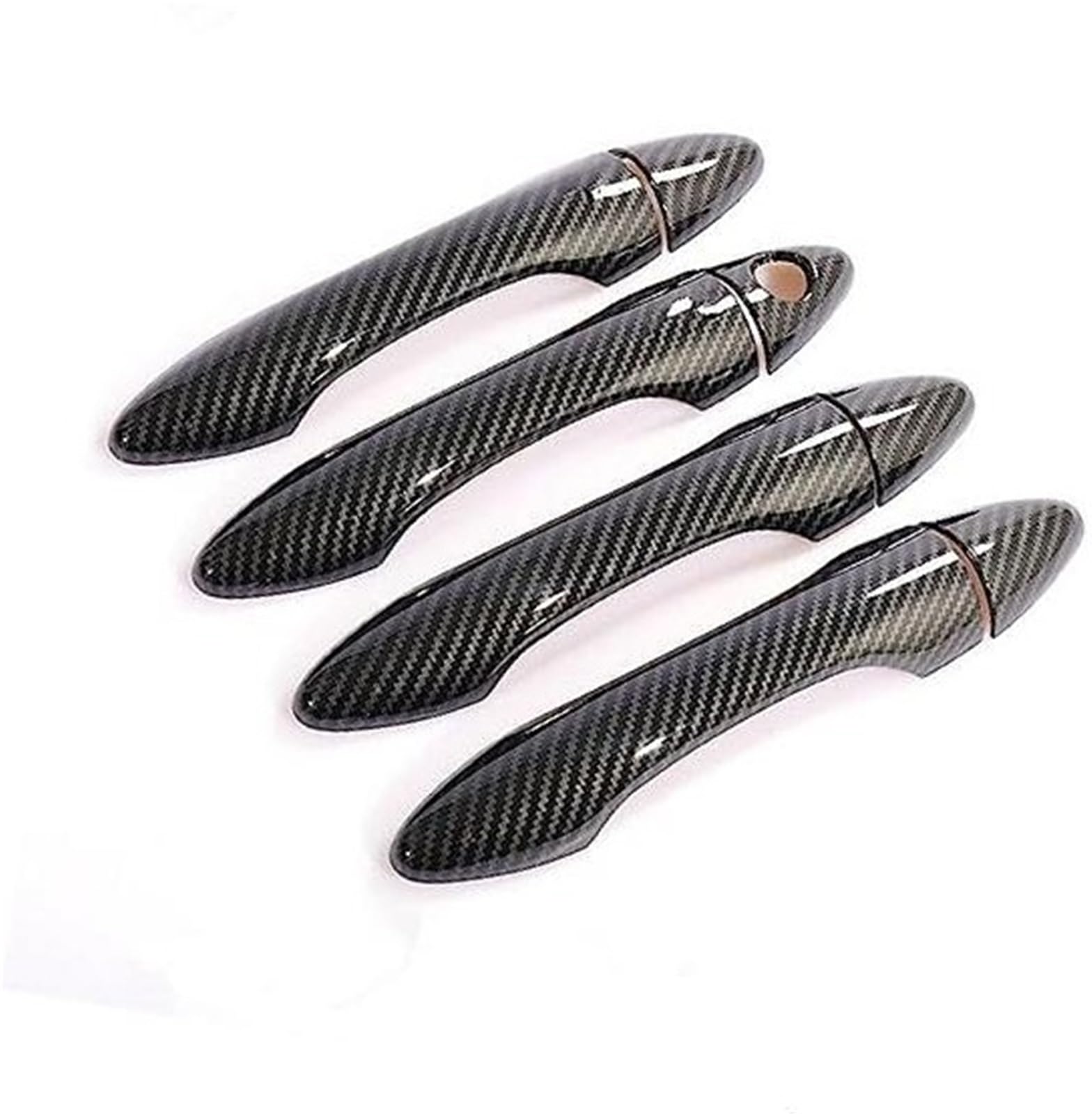 XEBRAD, for Hyundai, IX35 Tucson 2009 2010 2011 2012 2013 2014 Kohlefaser Chrom Autotürgriffabdeckung Zieraufkleber Zubehör Autotürgriffabdeckung(Carbon Fiber) von XEBRAD