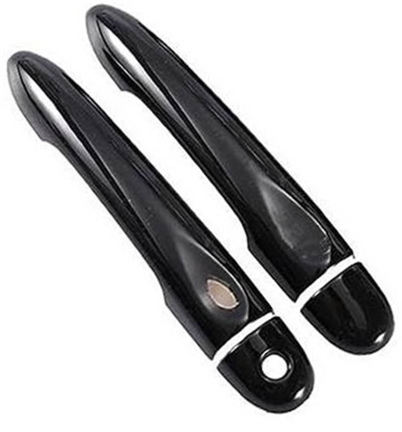 XEBRAD, for Renault, Megane 3 MK3 III 2008 2009 2010 2011 2012 2013 2014 2016, glänzend Schwarze Autotürgriffabdeckung Autotürgriffabdeckung(Black 2dr 1 Key 1 Button) von XEBRAD