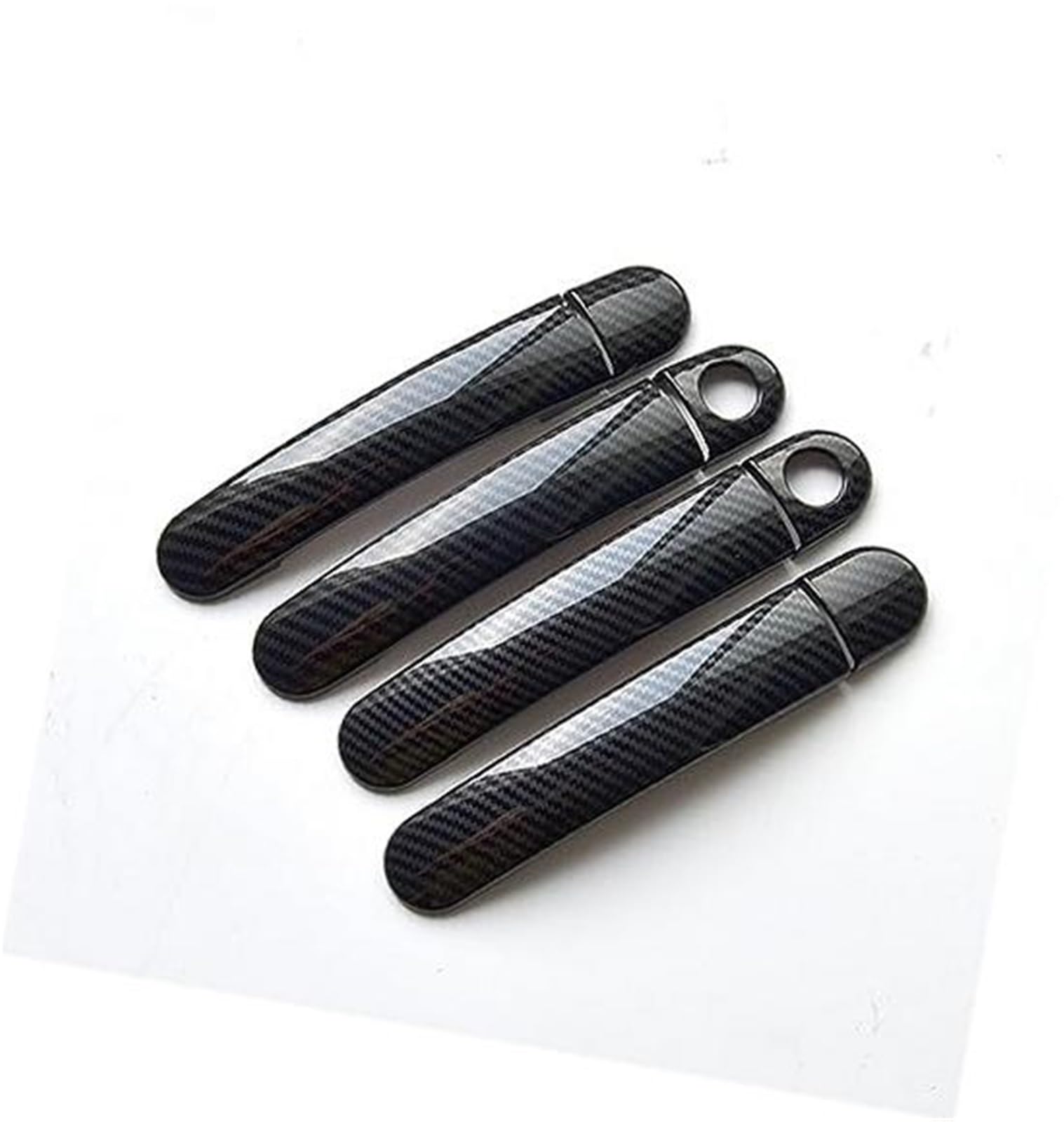 XEBRAD, for Seat, Ibiza MK3 6L 2003 2004 2005 2006 2007 2008 2009 Chrom-Carbonfaser-Autotürgriffabdeckungen Autotürgriffabdeckung(Black Model 2) von XEBRAD