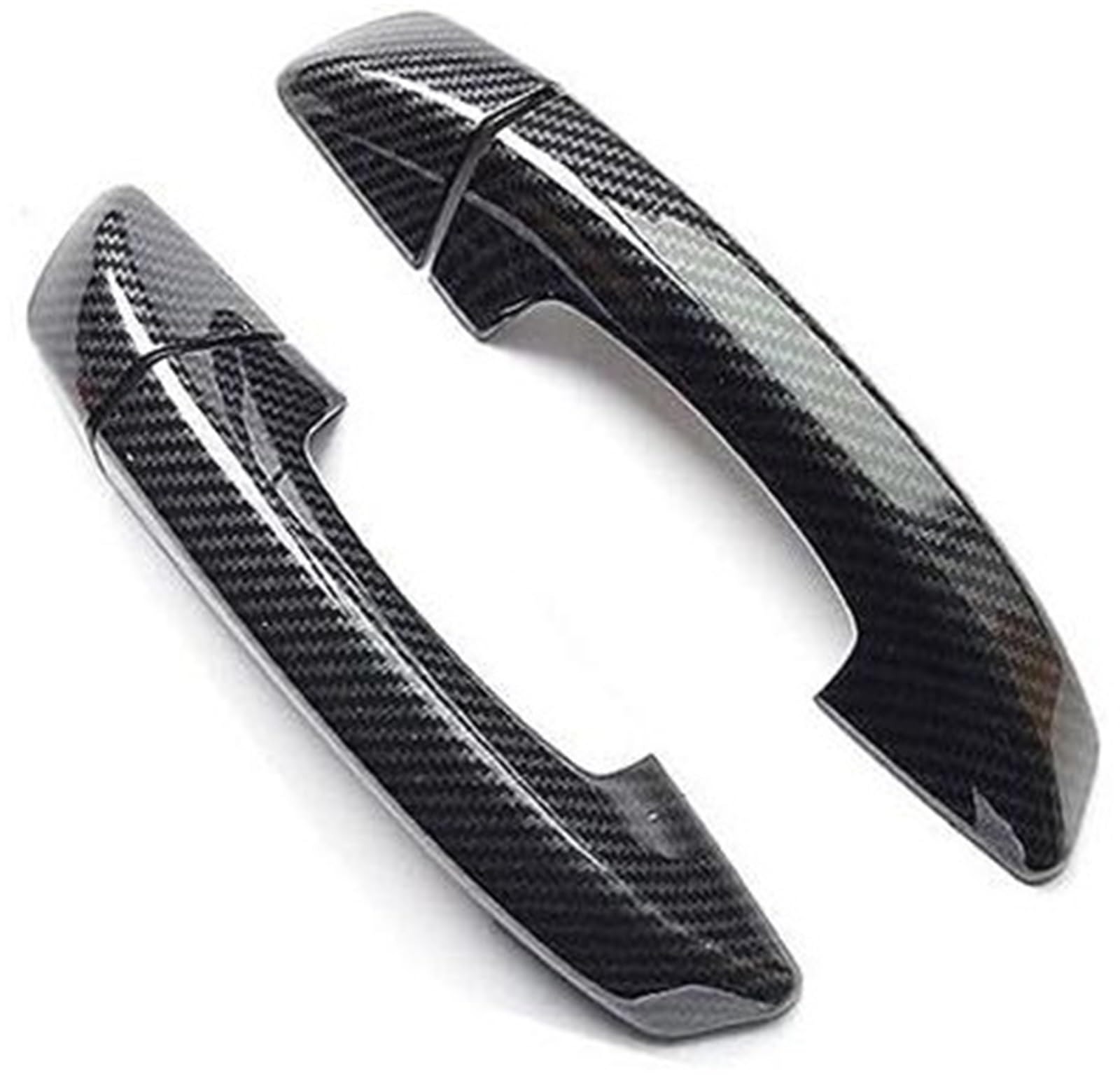 XEBRAD, for Volkswagen, for Scirocco, 3 Mk3 2008–2015, Kohlefaser, Chrom, Auto-Seitentürgriff-Abdeckung, Verkleidung, Styling, Auto-Zubehör Autotürgriffabdeckung(Carbon Fiber) von XEBRAD