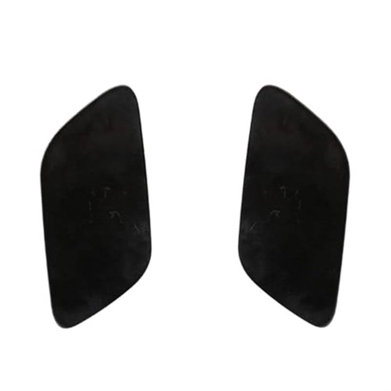 XEBRAD 1 Paar Auto Frontstoßstange Scheinwerferwaschdüsenabdeckung, for Volvo, S60 V60 2014-2016 39820330 39820312 Schwarz Abdeckung für Scheinwerferwaschdüsen von XEBRAD