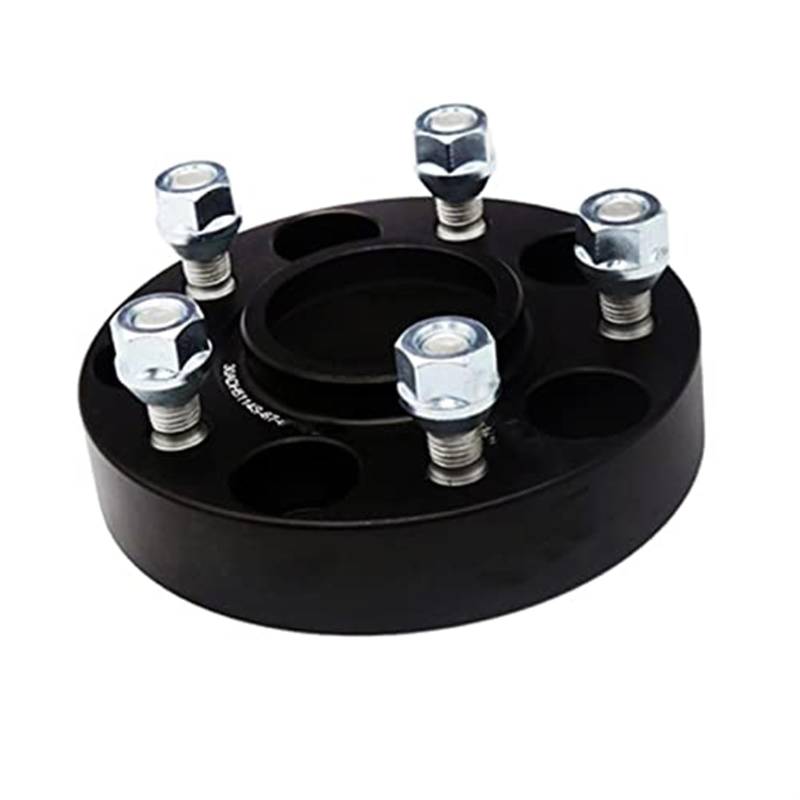 XEBRAD 1 STÜCKE PCD 5x108 CB Autoreifenflansch-Spurverbreiterungen Adapter PCD 63,4 MM Mutter M12X1,5 Auto-Spurverbreiterung, for VOLVO, C30 C70 S40 V40 V50 Spurverbreiterungen für Autos(Black 5-108-3 von XEBRAD