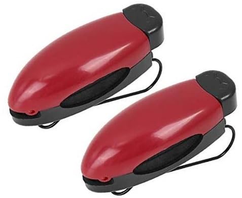 XEBRAD 2 Pcs Orange Schwarz Auto Sonnenblende Brille Sonnenbrille Karte Halter Clip Auto-Sonnenblenden-Clip(Red) von XEBRAD