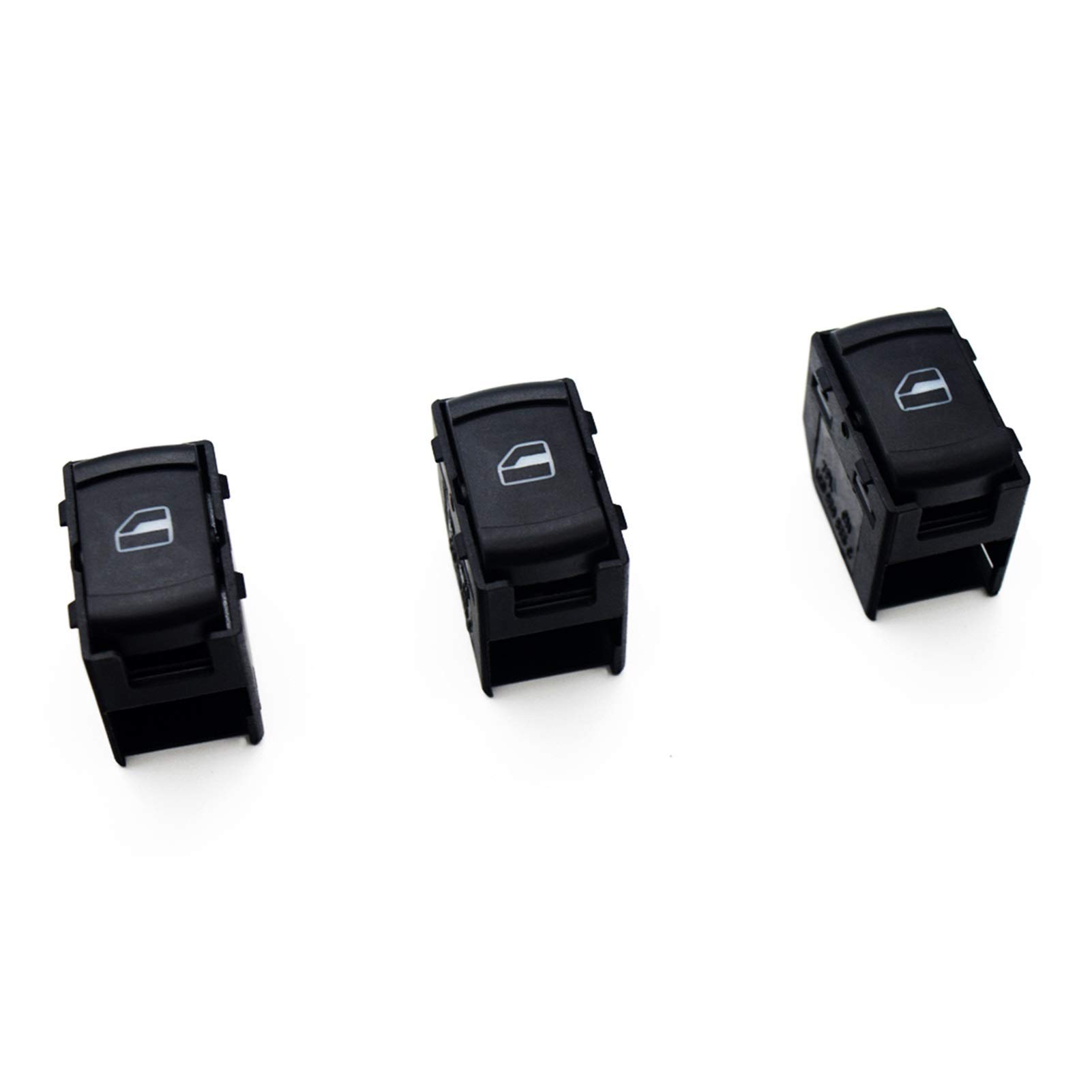 XEBRAD 3 x Einzel Passagier Fensterheber-Schalter Taste Electric Power Auto-Fenster-Lift Control Schalter Fit for VW Jetta Bora Golf MK4 Passat B5 1998 1999 2000-2004 3B0959855B Autofensterschalter XEBRAD 3 x Einzel Passagier Fensterheber-Schalter Taste Electric Power Auto-Fenster-Lift Control Schalter Fit for VW Jetta Bora Golf MK4 Passat B5 1998 1999 2000-2004 3B0959855B Autofensterschalter von XEBRAD