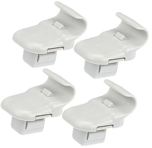 XEBRAD 4-TLG. Sonnenblenden-Halterungsclip Nr. LC6269261B77, for Mazda, 3 Auto-Sonnenblenden-Clip(Black 4) von XEBRAD