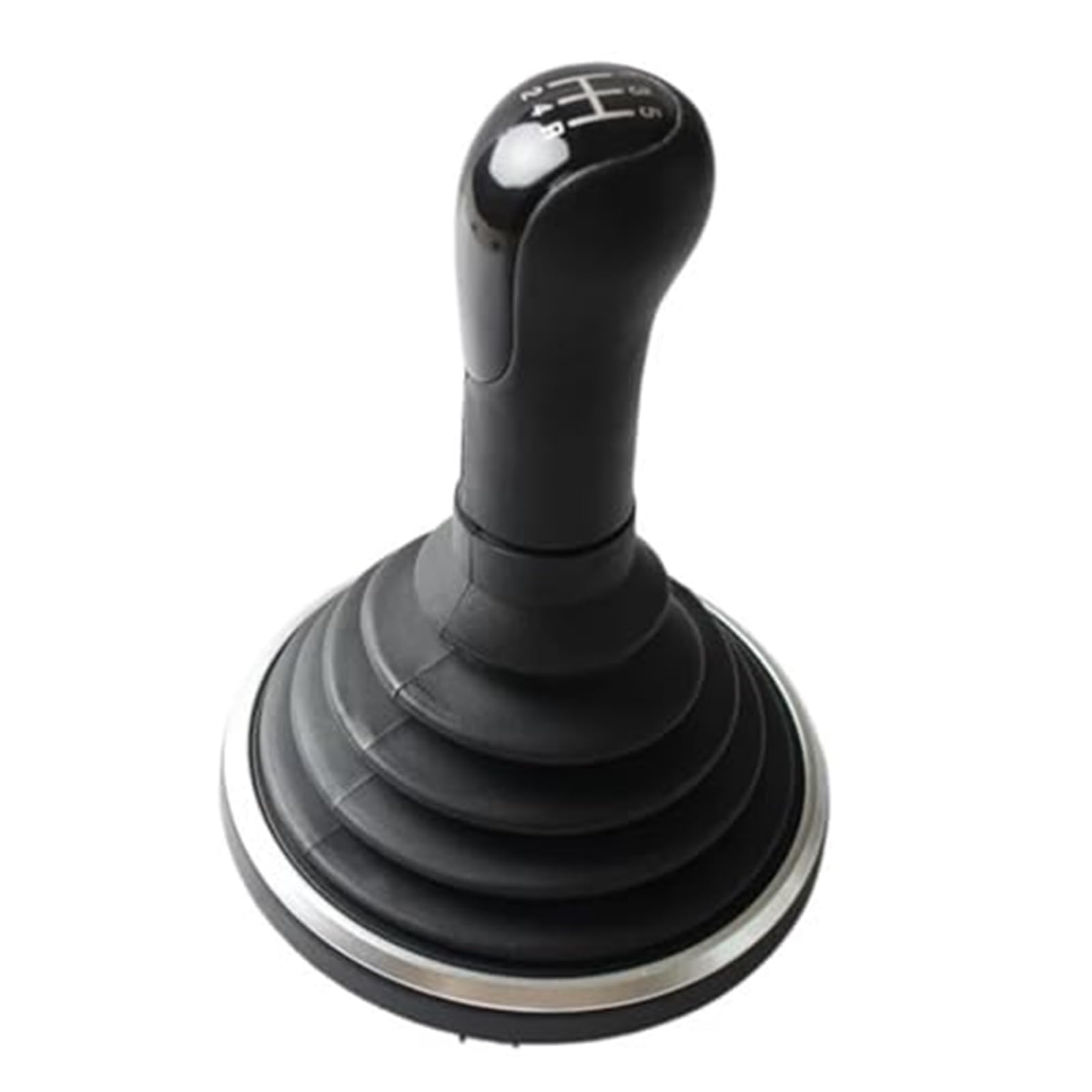 XEBRAD 5/6-Gang-Auto-Schaltknauf-Abdeckung, for Ford, for Fiesta, MK6 Connect Fusion 2002–2008, Hebelmanschette, Kofferraumhülle Schaltsackabdeckung fürs Auto(Black Black Pen and Case) von XEBRAD