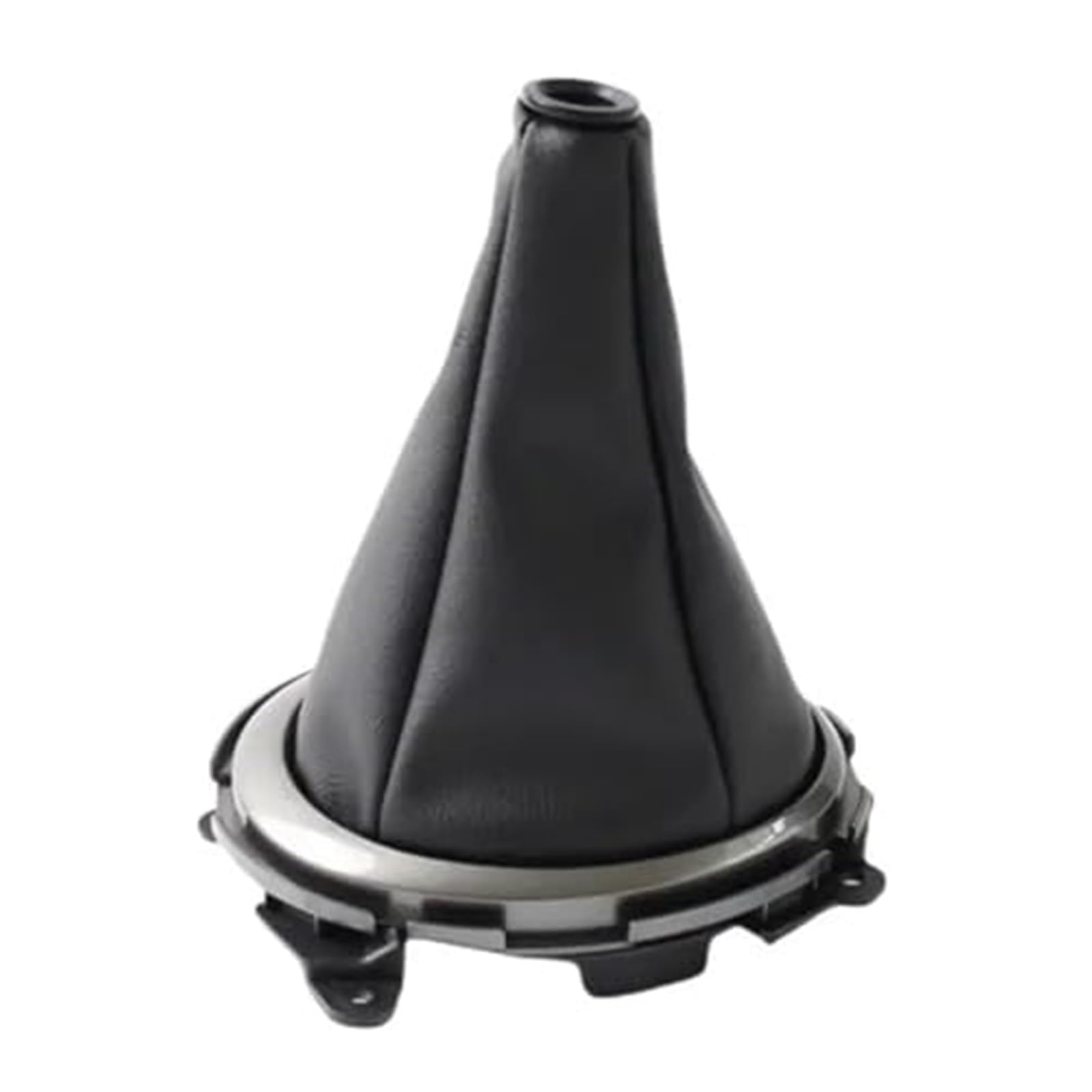 XEBRAD 5-Gang-Auto-Schaltknauf-Gamaschenabdeckung, for Jazz, 2009–2015, manueller Schalthebel-Kofferraumhüllenkragen Schaltsackabdeckung fürs Auto(Black Case Only) von XEBRAD