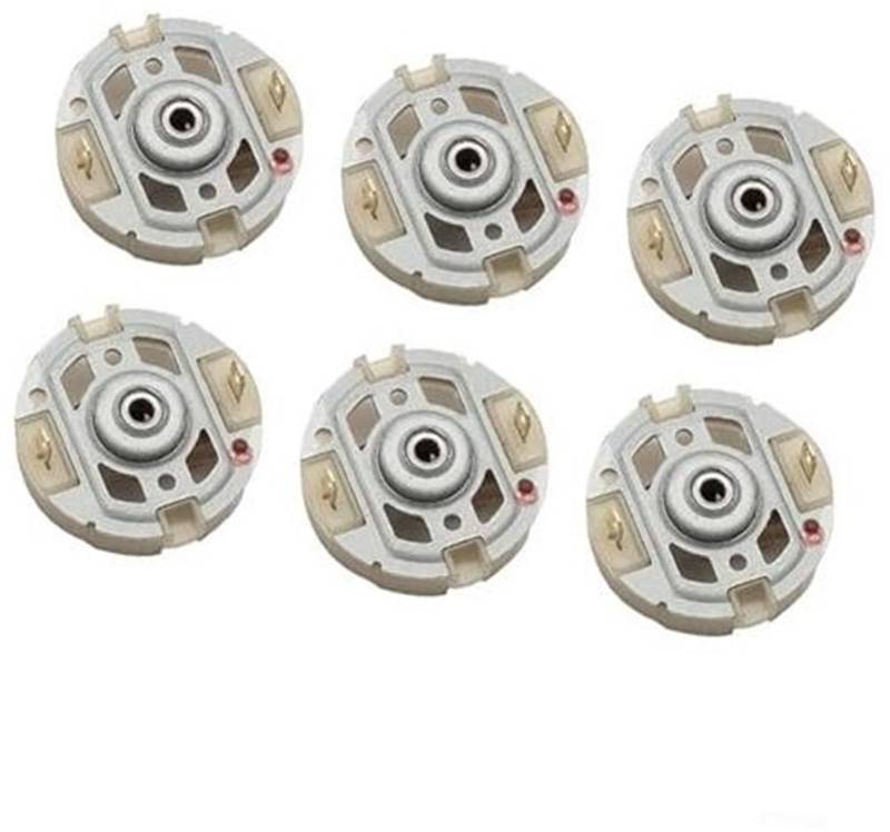 XEBRAD 6-teiliges Kohlebürstenhalter-Werkzeugzubehör for Bohrmaschinenmotoren, for RS550, praktisch und bequem, hochkompatibel, 6er-Packung, geeignet, for RS550-Motor Auto-Kohlebürstenhalter von XEBRAD