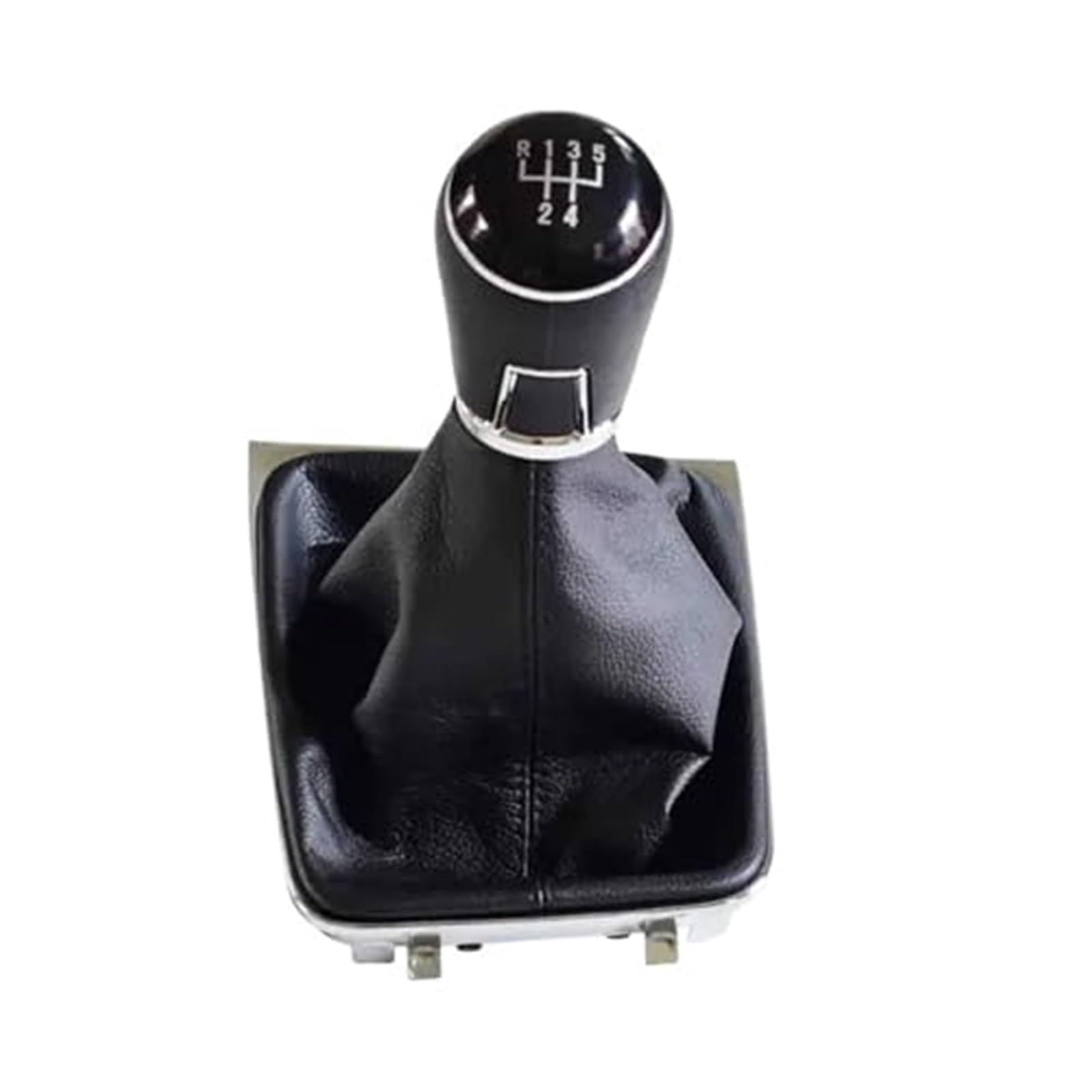 XEBRAD Auto 5/6-Gang-Schaltknauf-Abdeckung, for VW, Golf, 7 MK7 GTI GTD 2013–2017, Handball-Gamaschenmanschette, manuelles Auto-Styling Schaltsackabdeckung fürs Auto(Black 5 Speed) von XEBRAD