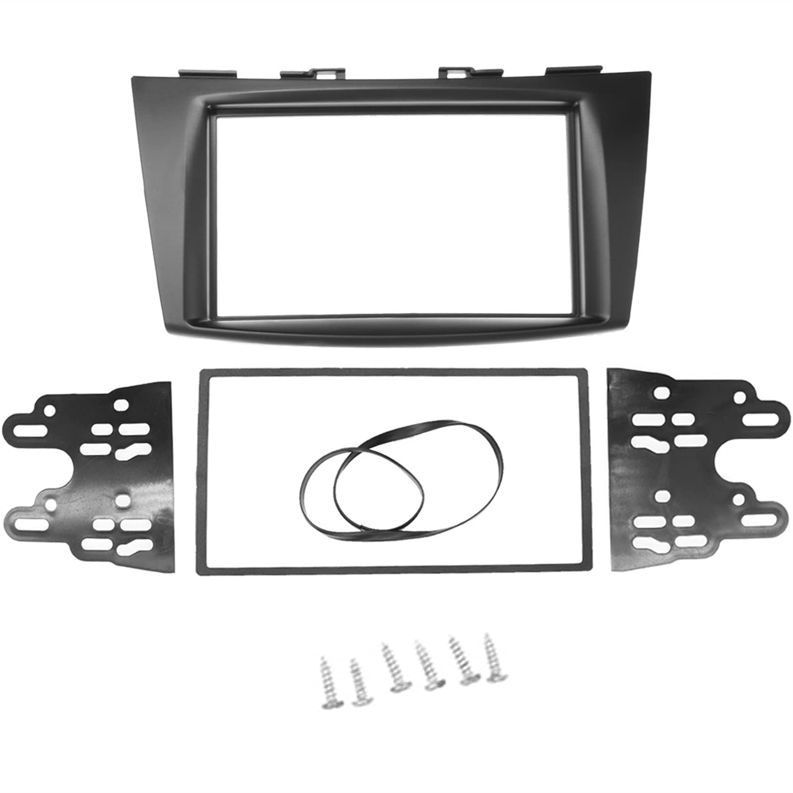 XEBRAD Auto-Blenden-Radio-Panel, for Suzuki, for Swift, 2011+, Doppel-DIN-Rahmen, Adapterplatte, Ertiga 2012+, Dash-Kit, Konsolenabdeckung installieren Autoradio-Armaturenbrett(178x102mm) von XEBRAD