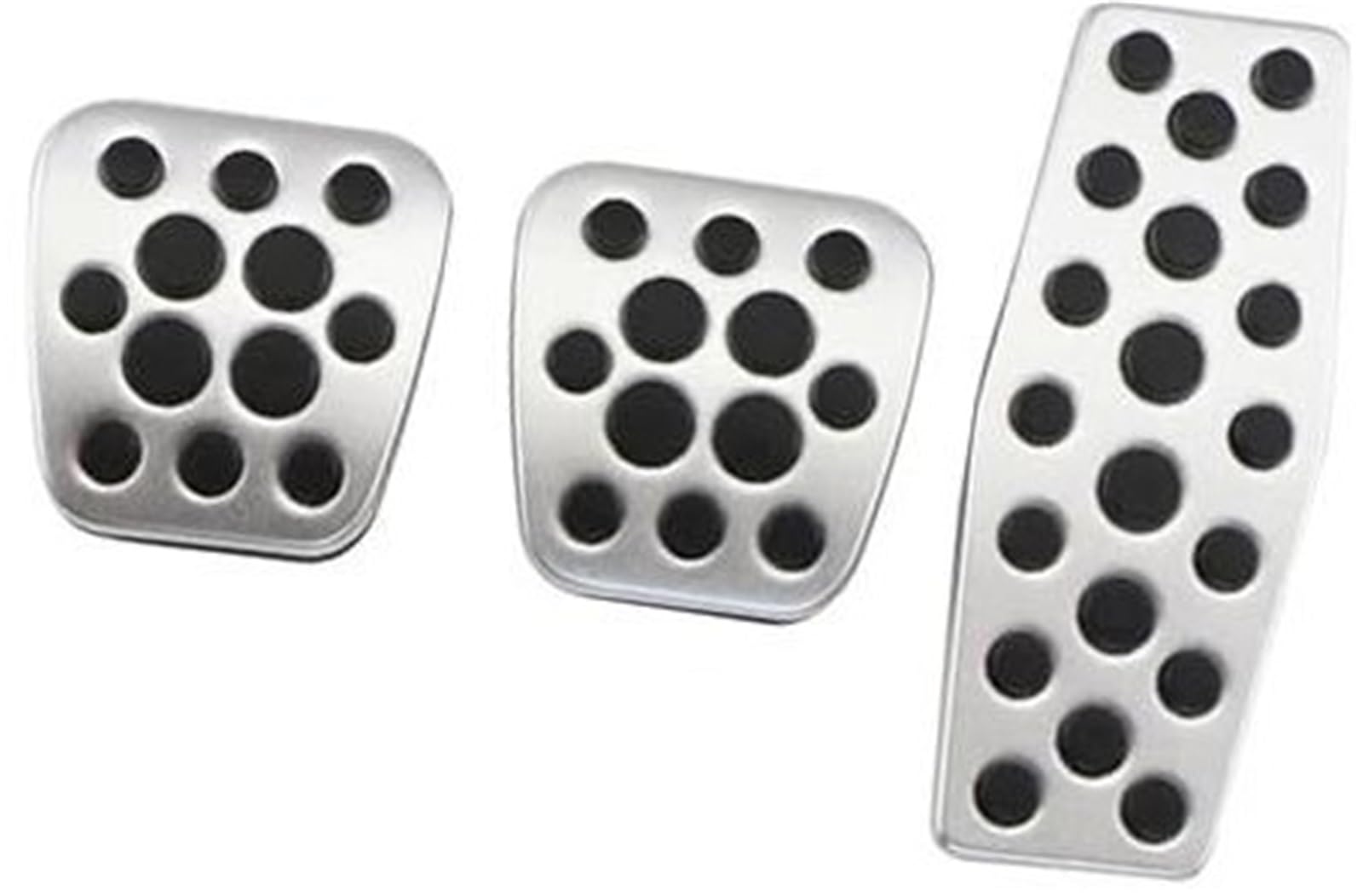 XEBRAD Auto-Bremsfußpedalabdeckung, for Chevrolet, for Cruze, Limousine Schrägheck, for Opel, Mokka 2013–2015, Gaspedal, Kraftstoffkupplung, MT-Zubehör Auto-Pedalauflage-Abdeckung(Black MT Pedal) von XEBRAD