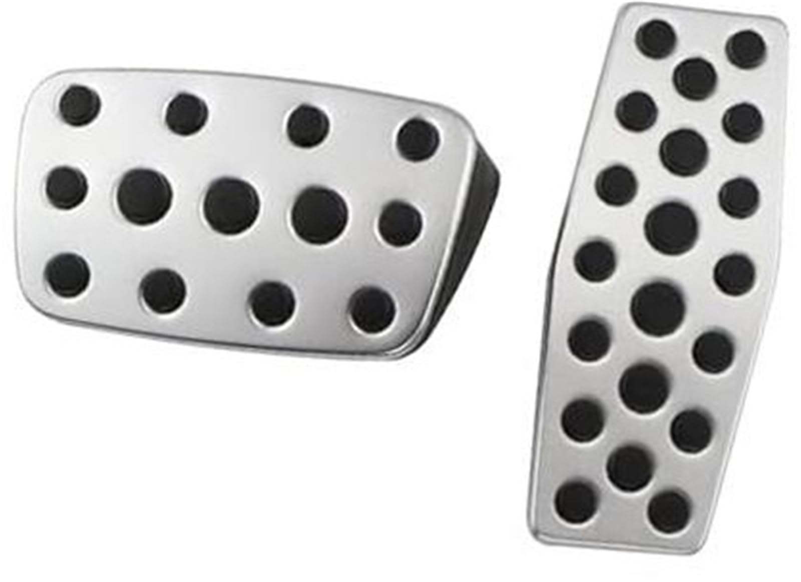 XEBRAD Auto-Bremsfußpedalabdeckung, for Chevrolet, for Cruze, Limousine Schrägheck, for Opel, Mokka 2013–2015, Gaspedal, Kraftstoffkupplung, MT-Zubehör Auto-Pedalauflage-Abdeckung(Black at Pedal) von XEBRAD