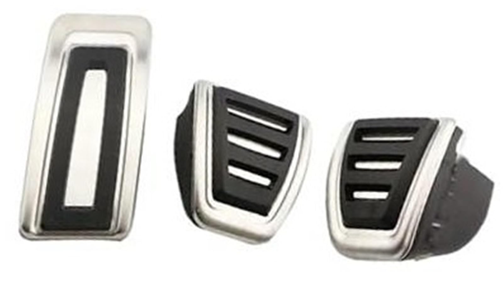 XEBRAD Auto-Bremskupplungspedalabdeckung, for VW, for Passat, B8, for Golf, 7, for Tiguan, 2017–2021, for Sitz, Leon 5F MK3 Fußkraftstoff Auto-Pedalauflage-Abdeckung(Black MT Pedal) von XEBRAD