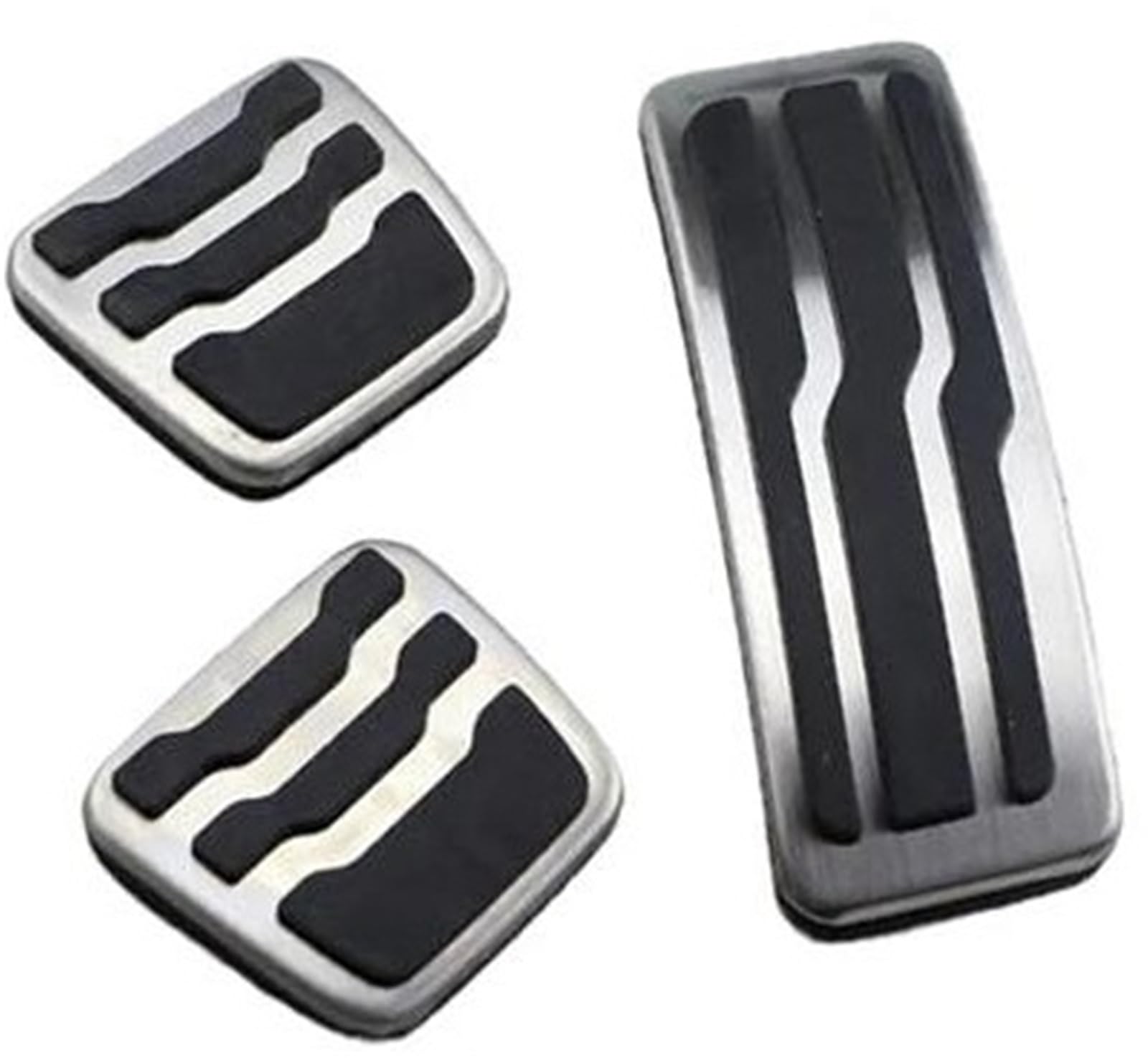 XEBRAD Auto-Bremspedalabdeckung, for Ford, Everest Ranger 2015–2021 MT at Zubehör Edelstahlpedale Beschleuniger Kraftstoff Auto-Pedalauflage-Abdeckung(Black MT Pedal) von XEBRAD