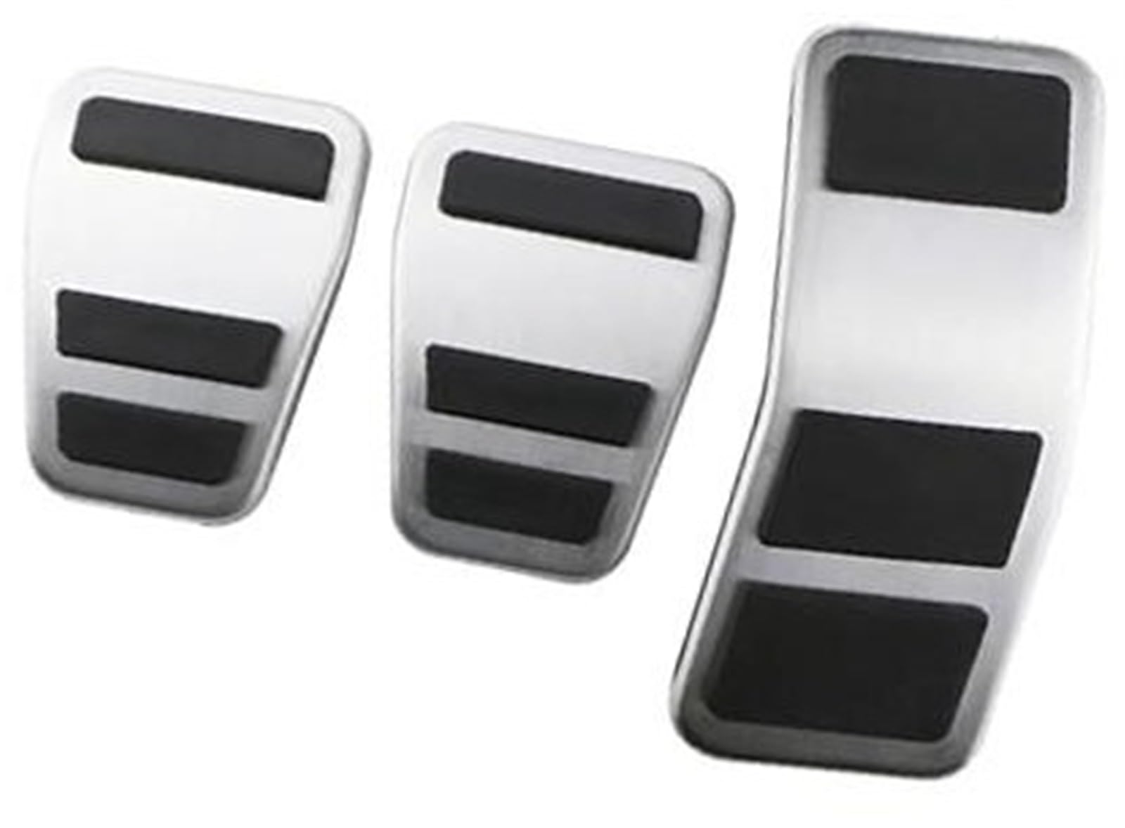 XEBRAD Auto-Bremspedalabdeckung, for Ford, neu, for Fiesta, MK7 2008–2013, Gaspedal, Fußstütze, Pedale, Pad-Zubehör Auto-Pedalauflage-Abdeckung(Black MT 2pcs) von XEBRAD
