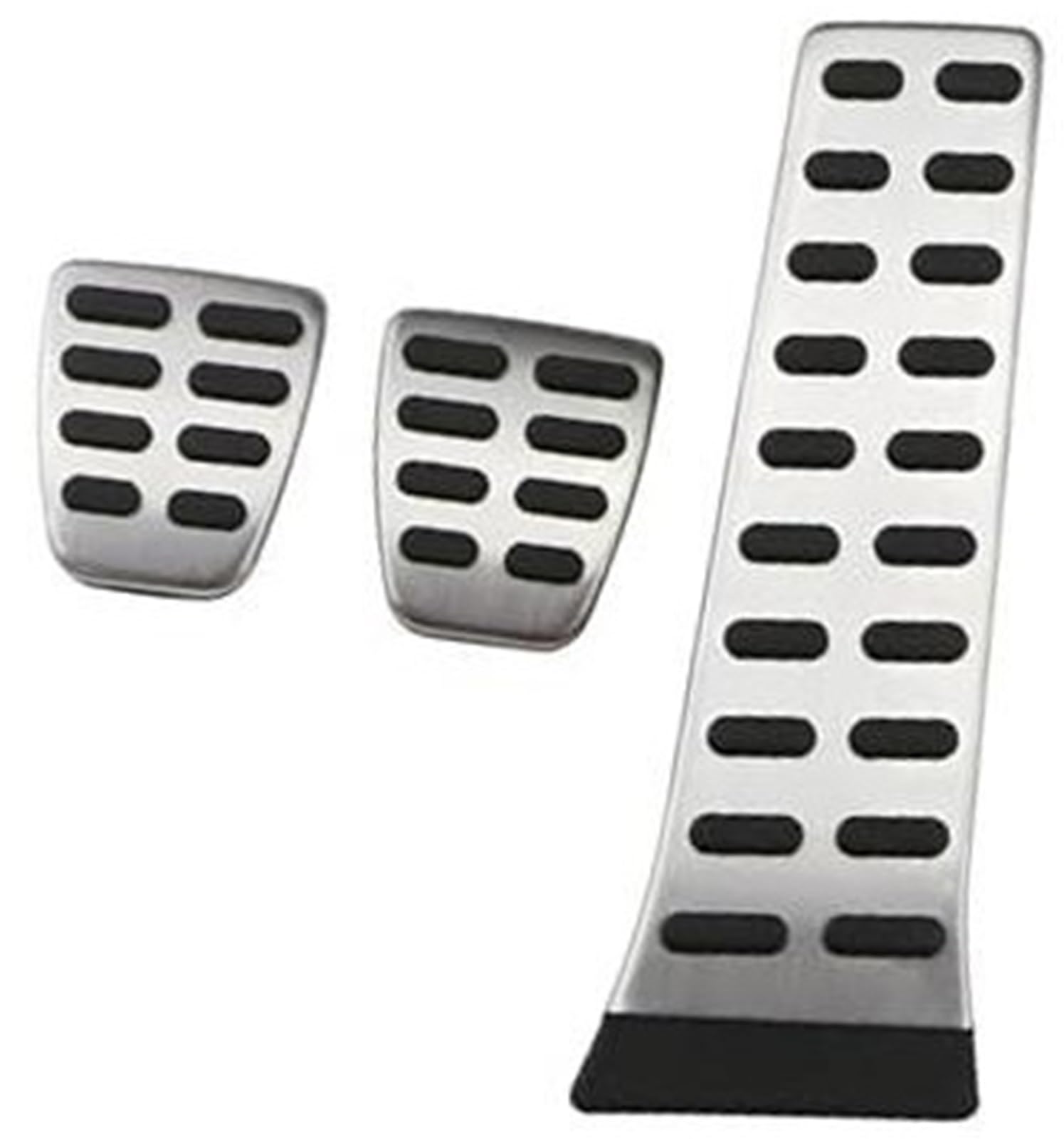 XEBRAD Auto-Bremspedalabdeckung, for Kia, Sportage R 2010–2016, Edelstahl, Auto-Pedalkupplung, Pedalzubehör, Pedale Auto-Pedalauflage-Abdeckung(Black MT 3Pcs) von XEBRAD