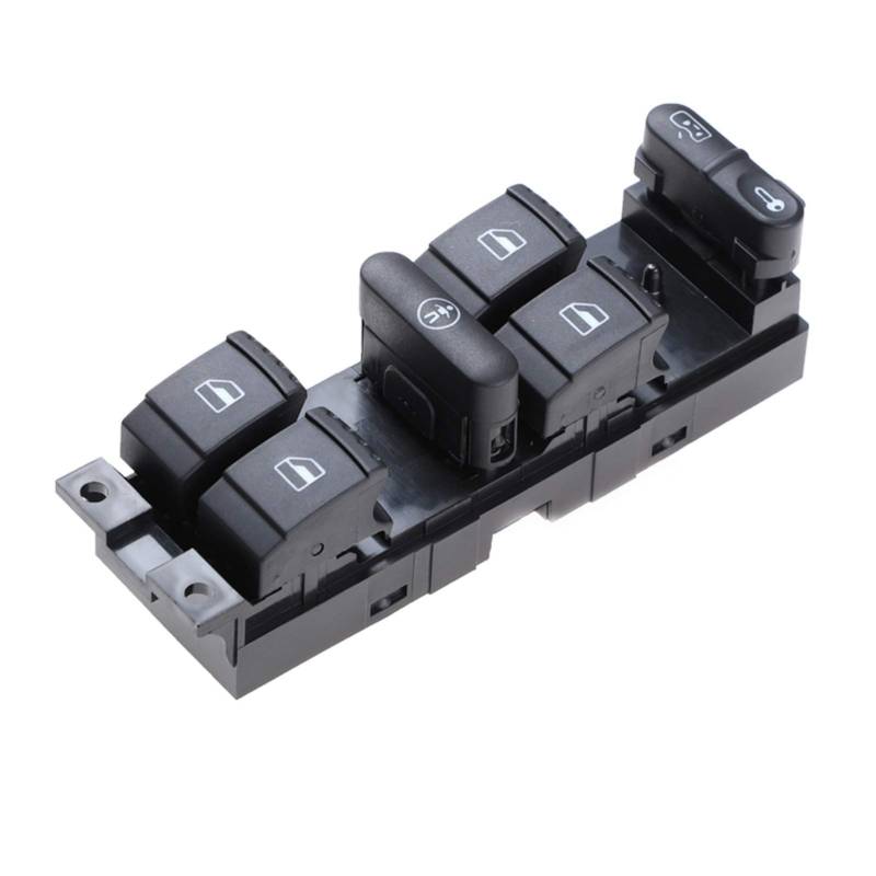 XEBRAD Auto-Fenster-Lift Control-Schalter Taste Fensterheber Hauptschalter Sitz for Skoda Fabia Octavia Superb gepasst for VW Jetta Golf Passat 1J4959857A 1J4959857 1J4959857B Autofensterschalter von XEBRAD