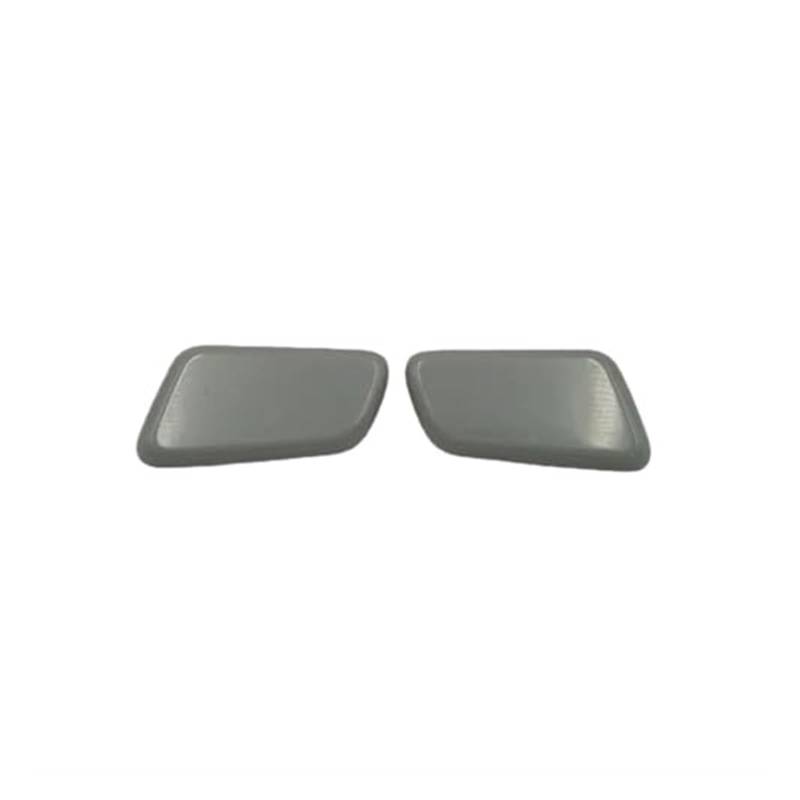 XEBRAD Auto Frontstoßstange Scheinwerferwaschkappe, for Mitsubishi, ASX 2016-2018 Jet Cover Scheinwerfer Sprühdüse Scheinwerferwaschdüse Abdeckkappe Abdeckung für Scheinwerferwaschdüsen(Black 1 PAIR L von XEBRAD