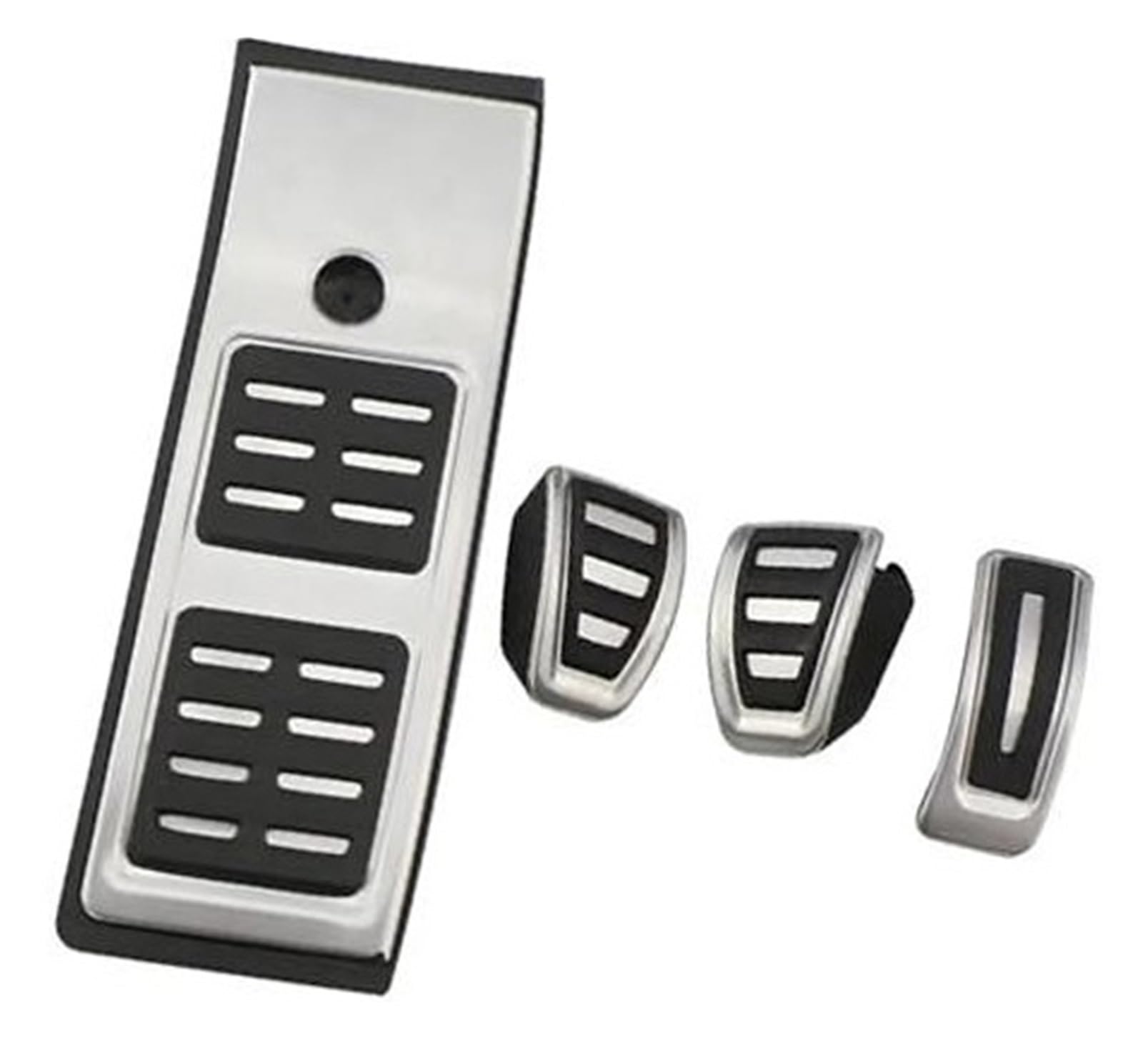 XEBRAD Auto-Fußpedalabdeckung, for A4 B9 A5 F5 Q5 SQ5 A6 C8 2016–2019, Auto-Pedale, Zubehör, Kraftstoff, Gaspedal, Bremspedal Auto-Pedalauflage-Abdeckung(Black MT) von XEBRAD