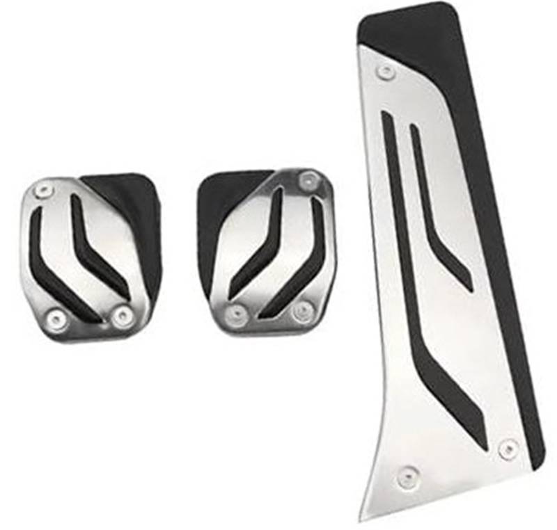 XEBRAD Auto Fußstütze Bremspedalabdeckung, for, 1 2 3 4 Serie M3 M4 E87 E90 F20 F21 F30 F32 F36 F80 F82 Bremsbeschleuniger Kraftstoffpedale Auto-Pedalauflage-Abdeckung(Black MT Pedal) von XEBRAD