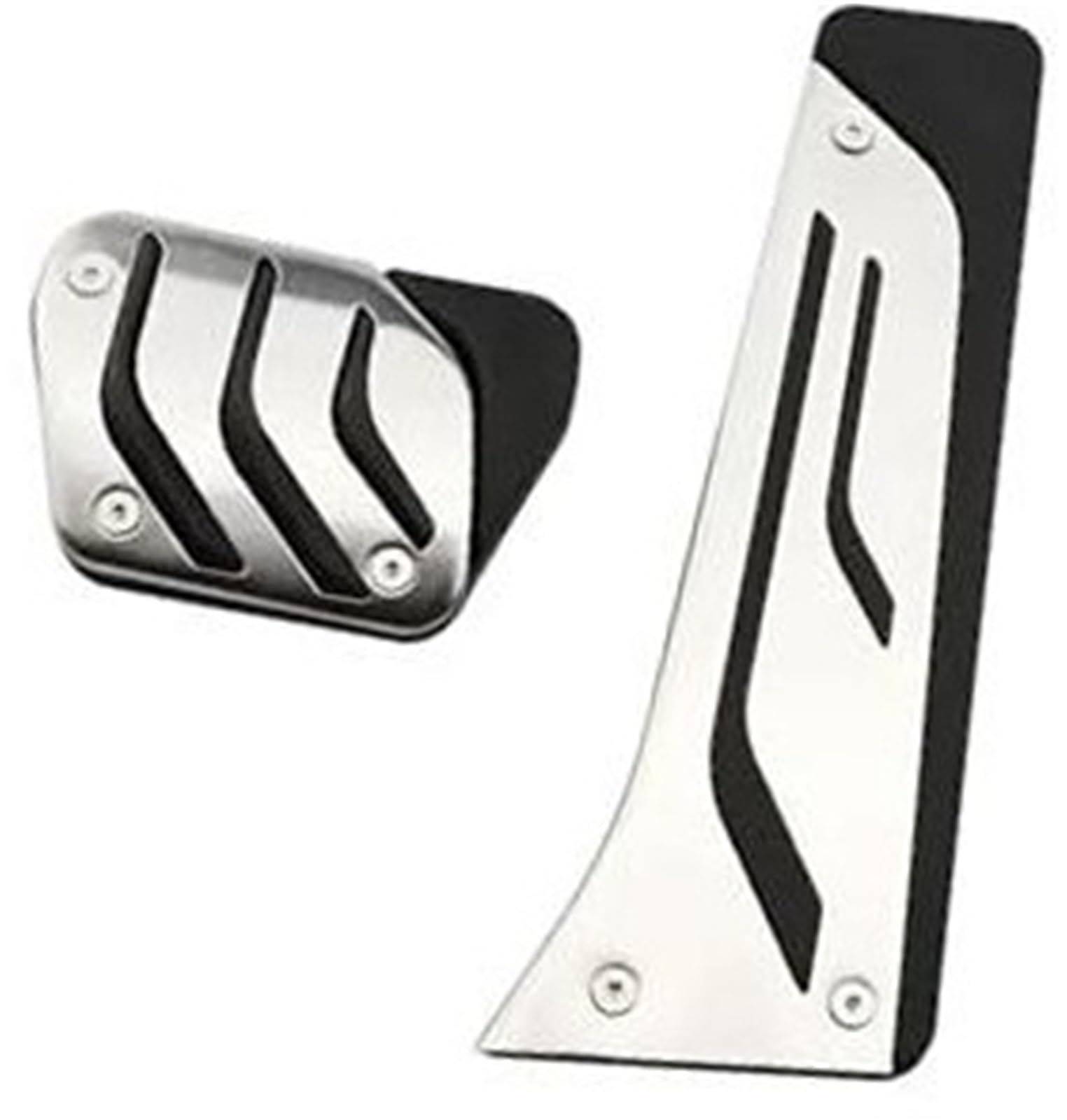 XEBRAD Auto Fußstütze Bremspedalabdeckung, for, 1 2 3 4 Serie M3 M4 E87 E90 F20 F21 F30 F32 F36 F80 F82 Bremsbeschleuniger Kraftstoffpedale Auto-Pedalauflage-Abdeckung(Black at Pedal) von XEBRAD