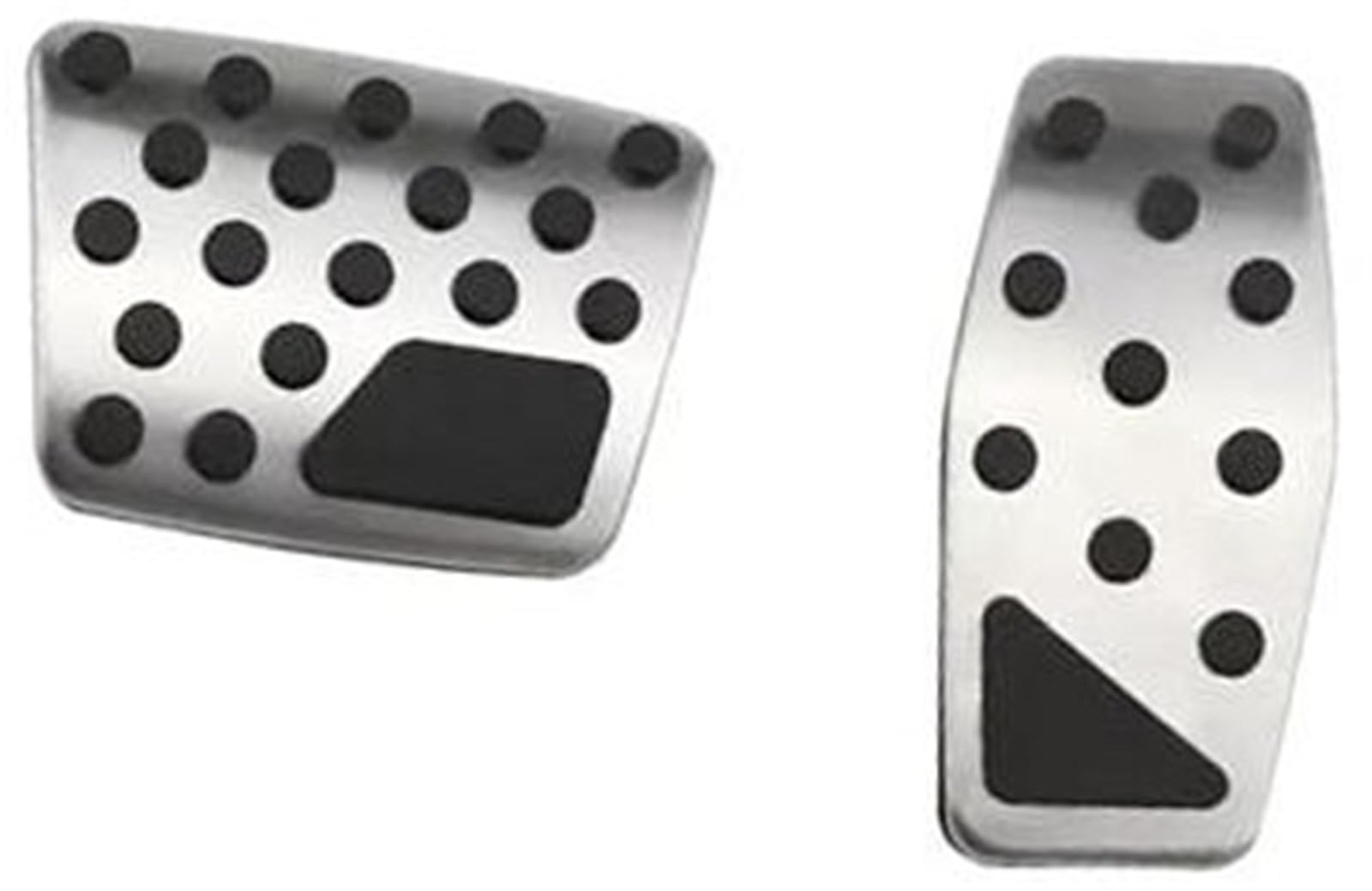 XEBRAD Auto-Fußstützen-Pedalabdeckung, for Jeep, Kompass 2017–2021, for Renegade, BU 2015–2021, Gaspedal, Bremspedal, Pedale, Pads, Zubehör Auto-Pedalauflage-Abdeckung von XEBRAD