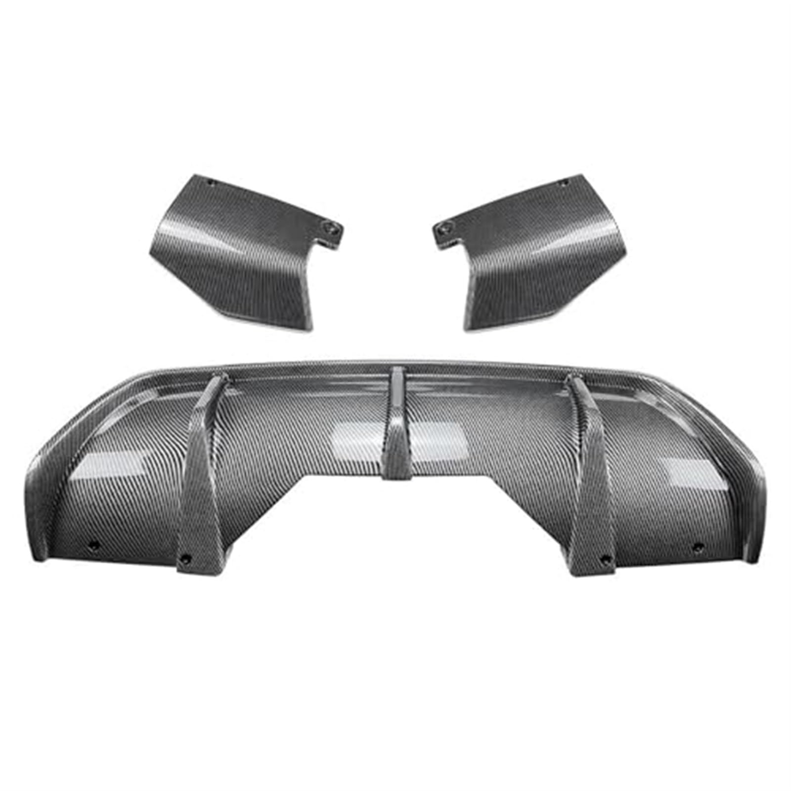 XEBRAD Auto Heckspoiler, for, for X6 F16 2014-2017 2018 2019 Auto Heckspoilerlippe Spoiler Carbon Fiber ABS Heckspoilerlippe Auto Heckspoiler(Carbon Look Black) von XEBRAD