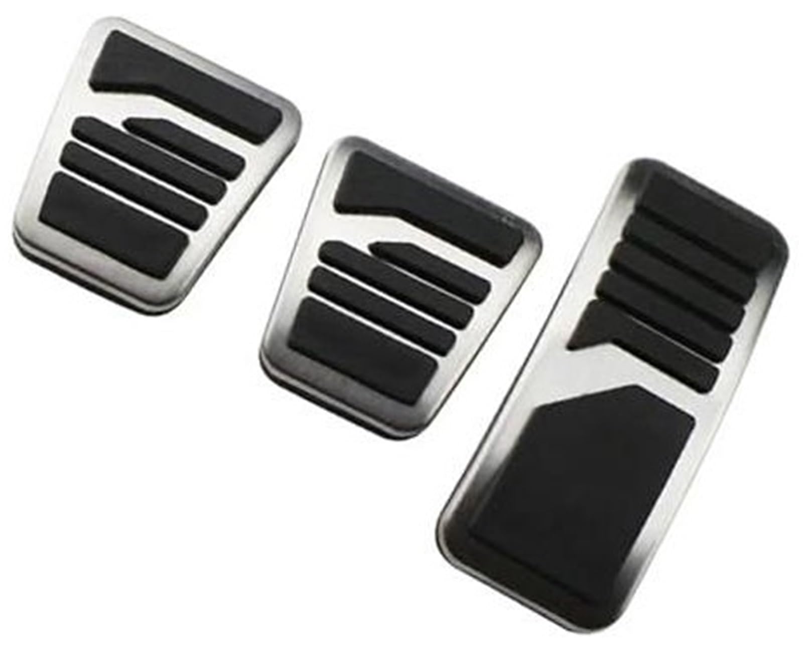 XEBRAD Auto-Pedalabdeckung, for Mitsubishi, Eclipse Cross Outlander ASX Lancer 2009–2018, Brems- und Gaspedal Auto-Pedalauflage-Abdeckung(Black MT Pedal) von XEBRAD