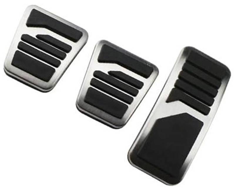 XEBRAD Auto-Pedalabdeckung, for Mitsubishi, Eclipse Cross Outlander ASX Lancer 2009–2018, Brems- und Gaspedal Auto-Pedalauflage-Abdeckung(Black MT Pedal) von XEBRAD