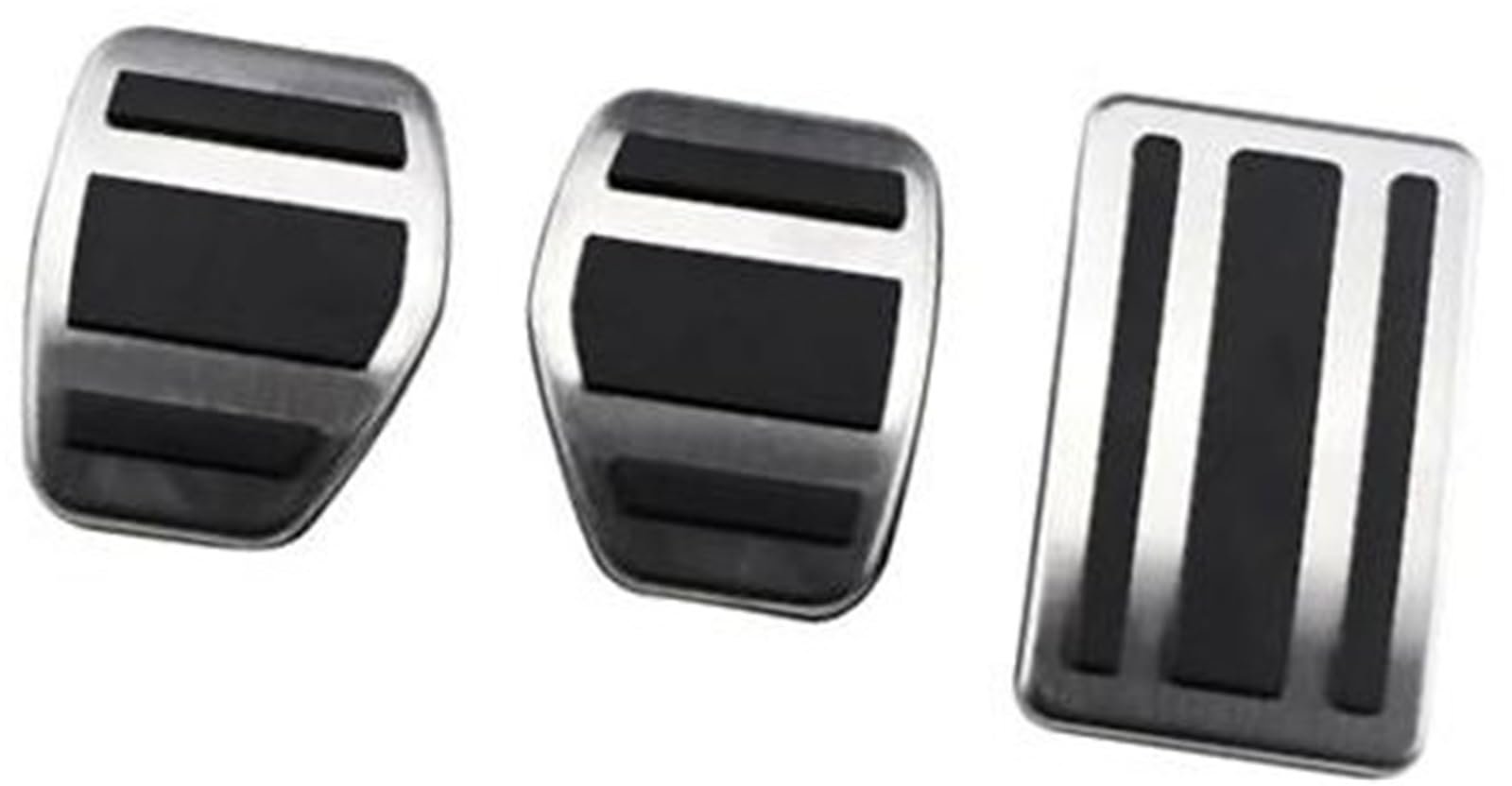 XEBRAD Auto-Pedalabdeckung, for Peugeot, 508, for Citroen, C5 C6 2012–2014, Edelstahl, at MT Autozubehör, Pedale, Bremskupplung Auto-Pedalauflage-Abdeckung(Black MT 3 Pieces) von XEBRAD