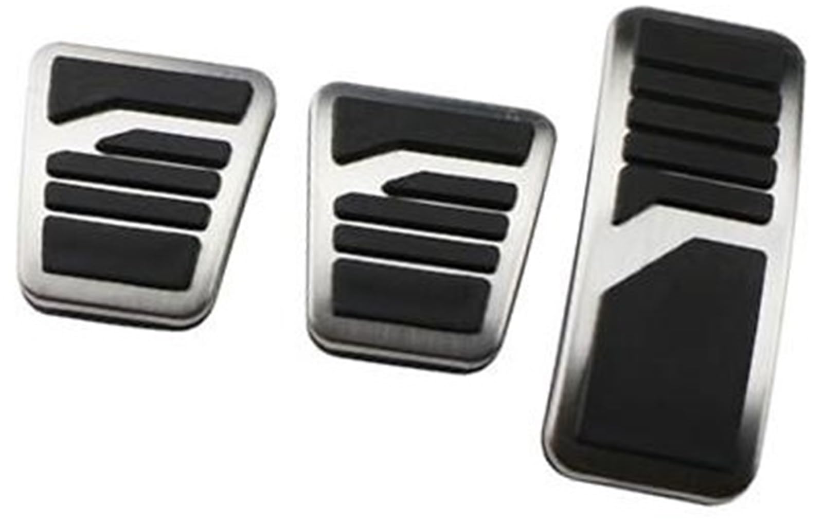 XEBRAD Auto Pedale Pad for Zotye T600 RS9 T300 T500 Zubehör Bremspedal Schutz Abdeckung(Black MT 3Pcs) von XEBRAD