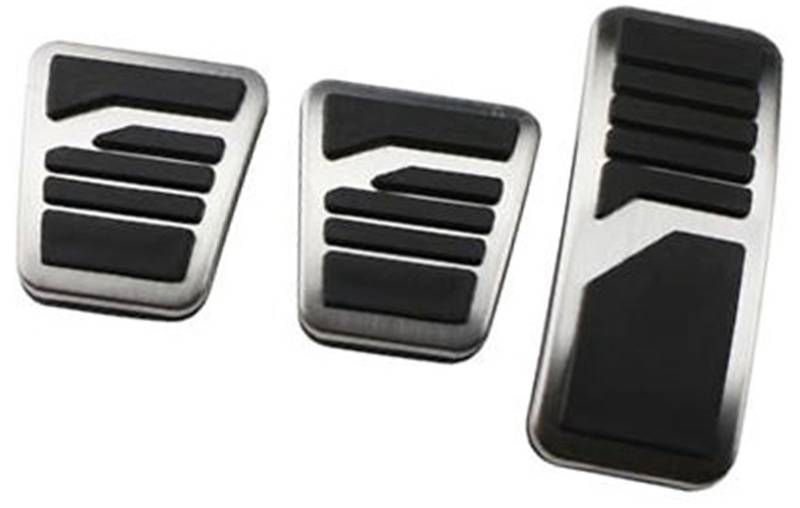 XEBRAD Auto Pedale Pad for Zotye T600 RS9 T300 T500 Zubehör Bremspedal Schutz Abdeckung(Black MT 3Pcs) von XEBRAD