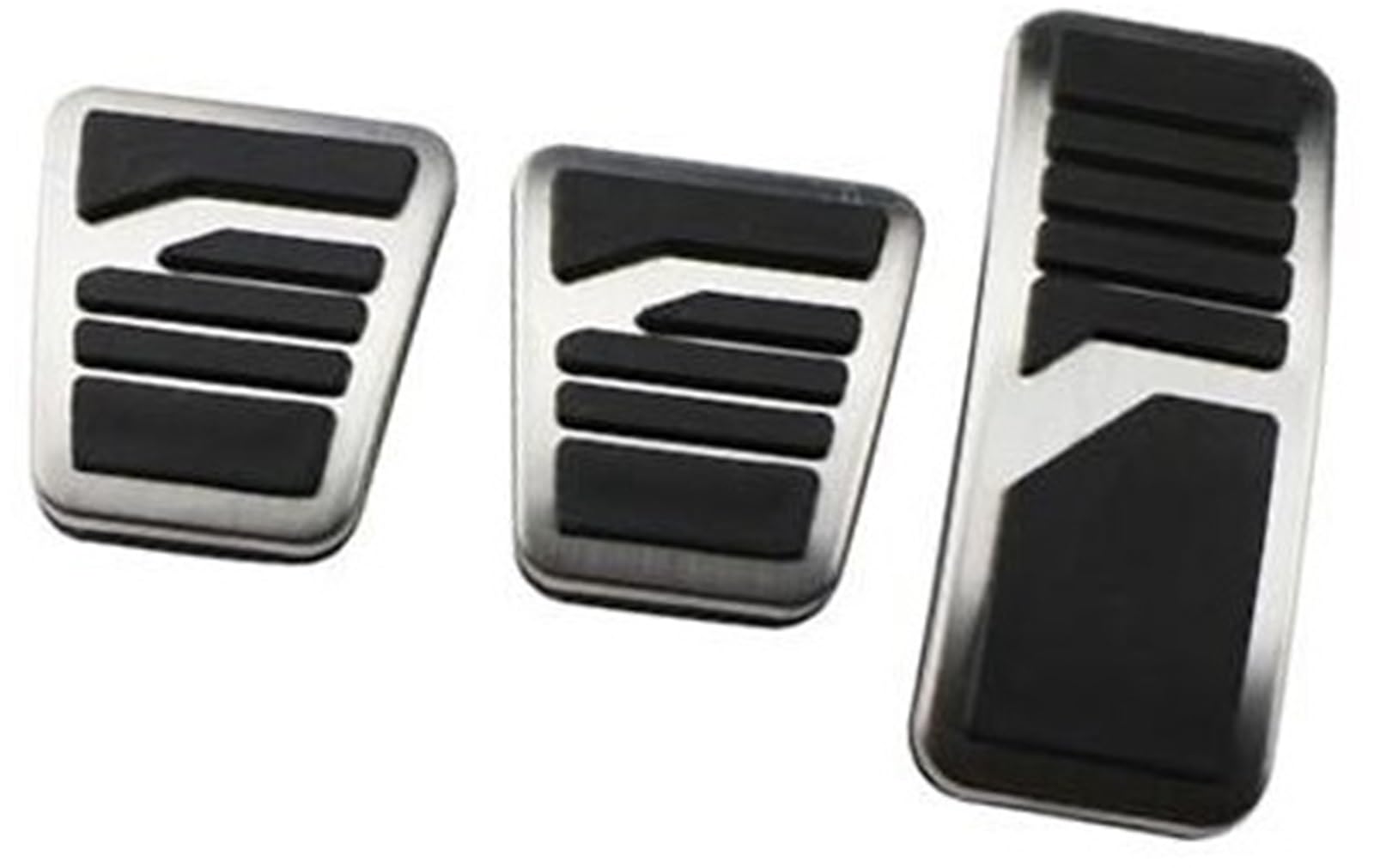 XEBRAD Auto Pedale Pad for Zotye T600 RS9 T300 T500 Zubehör Bremspedal Schutz Abdeckung Auto-Pedalauflage-Abdeckung(Black MT 3Pcs) von XEBRAD