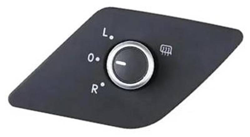 XEBRAD Auto-Rückspiegelschalter, for 56D959565A 561959565A Rückspiegel-Beschichtungsknopf-Einstellschalter Autospiegelschalter von XEBRAD