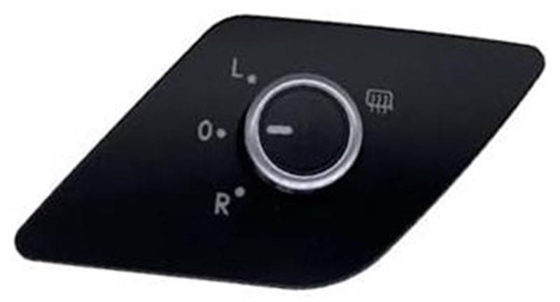 XEBRAD Auto-Rückspiegelschalter, for Jetta, MK6 2011–2014 16D 959 565 16D959565 5C7 959 565 E Rückspiegel-Einstellschalter Steuerknopf Autospiegelschalter von XEBRAD