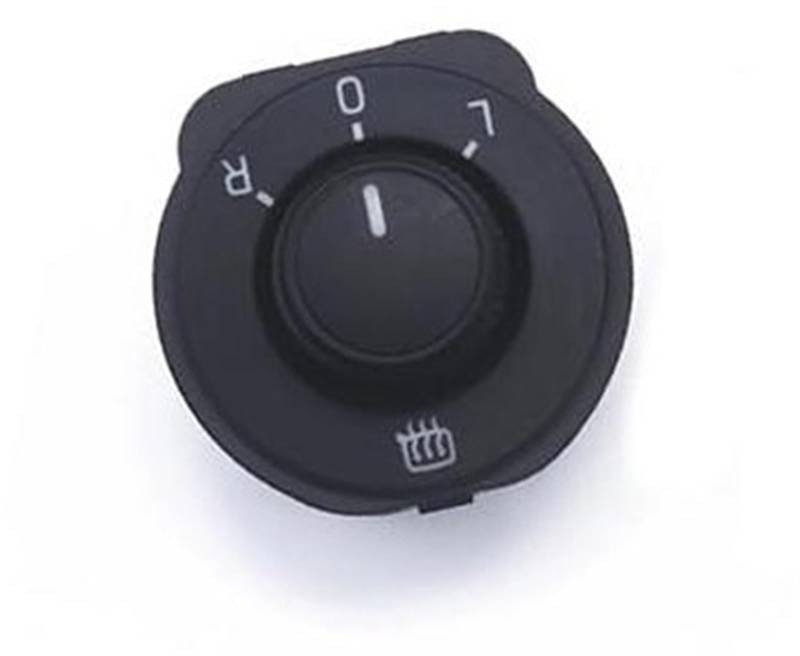 XEBRAD Auto-Rückspiegelschalter, for Skoda, for Octavia, 2013 2014 2015 2016 2017–2021 5E0959565B 5E0959565C 5E0 959 565 B Rückspiegelschalter Autospiegelschalter(Black No Folding) von XEBRAD