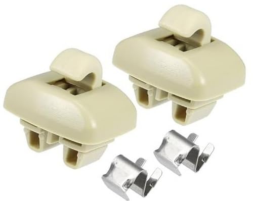 XEBRAD Auto-Sonnenblendenhalter-Clip, Sonnenblendenhalterung, Hakenclips, Aufhänger, for, A6 1998-2005, ABS, Nr. 4B0857562, Beige, 2 Stück Auto-Sonnenblenden-Clip XEBRAD Auto-Sonnenblendenhalter-Clip, Sonnenblendenhalterung, Hakenclips, Aufhänger, for, A6 1998-2005, ABS, Nr. 4B0857562, Beige, 2 Stück Auto-Sonnenblenden-Clip von XEBRAD